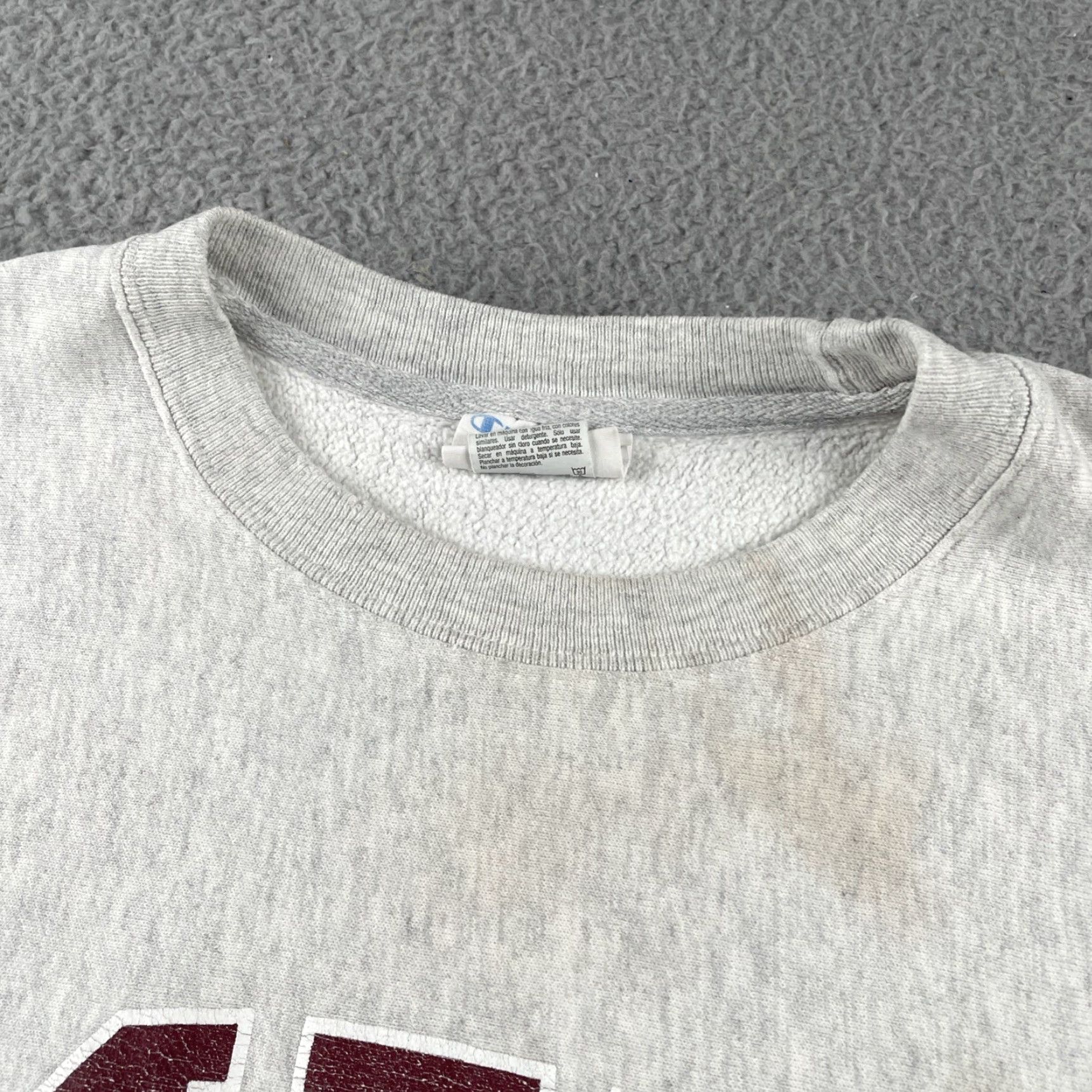 Champion VINTAGE Champion Whute Reverse Weave MIT University Hoodie Mens Large Size US L / EU 52-54 / 3 - 6 Thumbnail