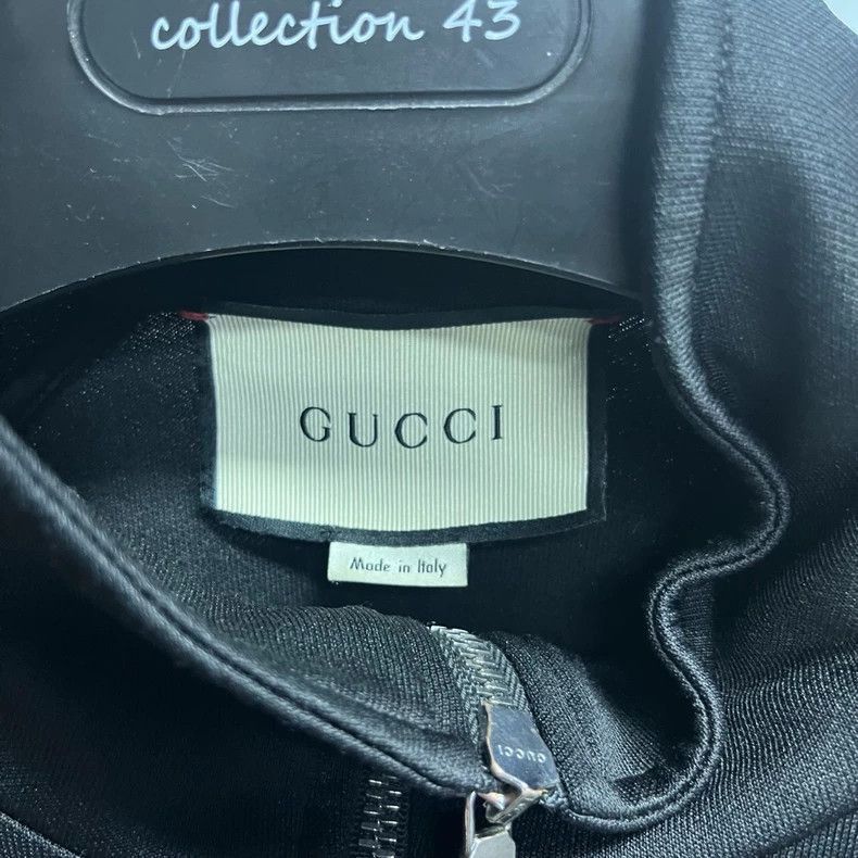 Gucci Gucci Black Striped Zip Classic Jacket-2505 Size US L / EU 52-54 / 3 - 2 Thumbnail