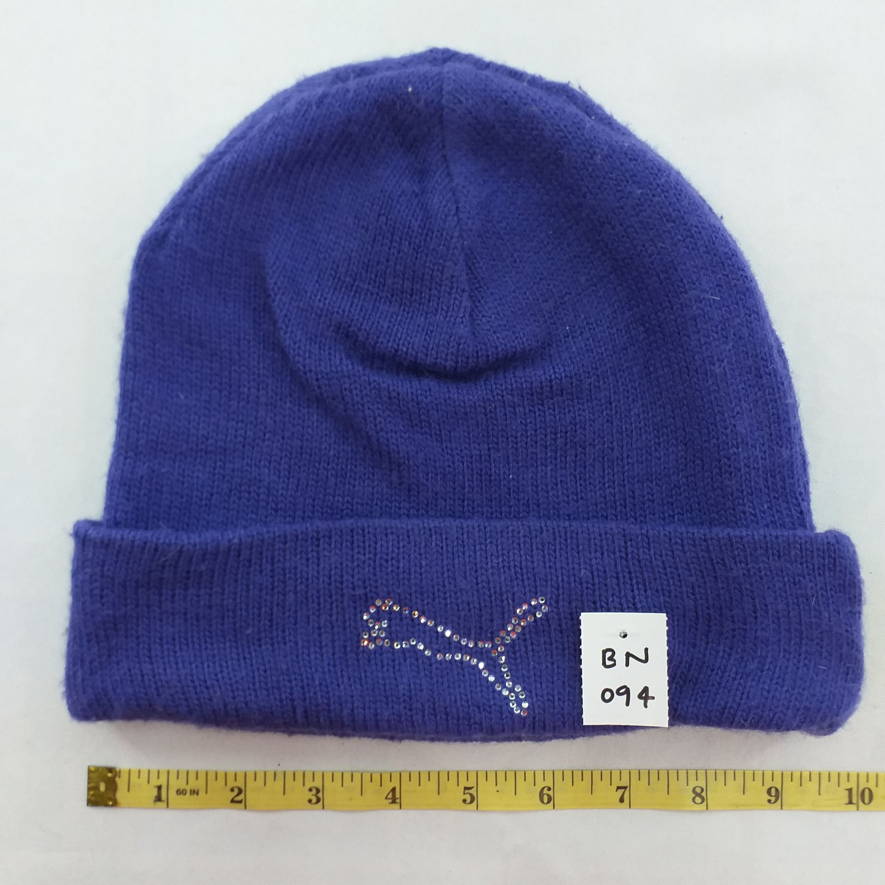Puma Puma Logo Plain Snow Cap Hat Beanie -BN094 Size ONE SIZE - 3 Thumbnail