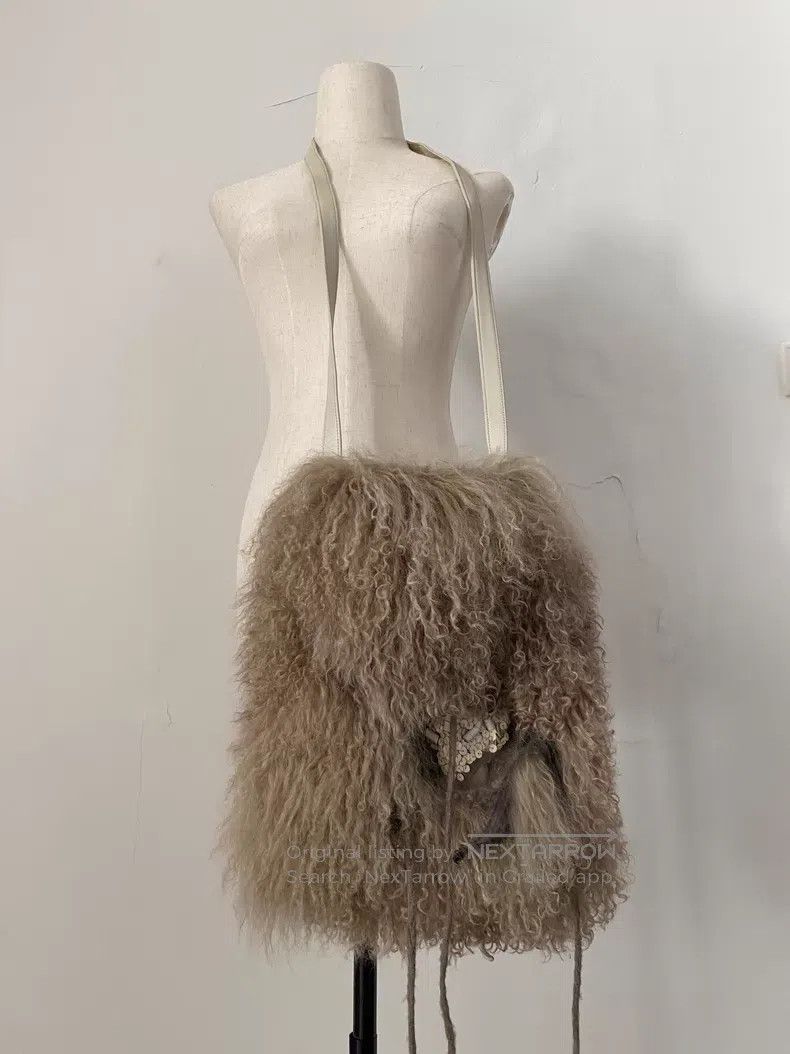 Share Spirit Homme Share Spirit Homme Furry Fringe Crossbody Bag Size ONE SIZE - 4 Thumbnail