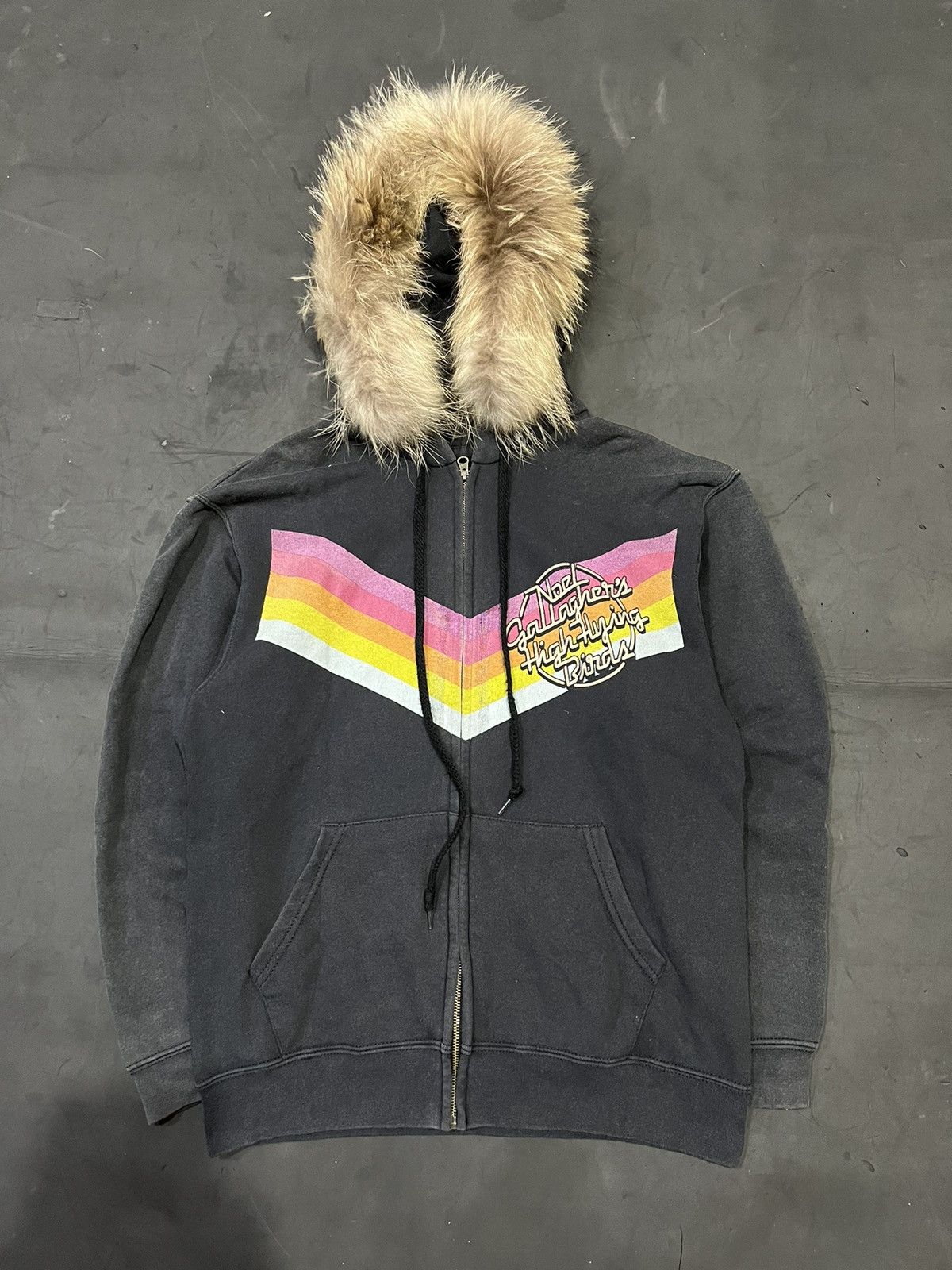 Japanese Brand Noel galagher oasis fur hoodie ifsixwasnine lgb styled Size US M / EU 48-50 / 2 - 1 Thumbnail