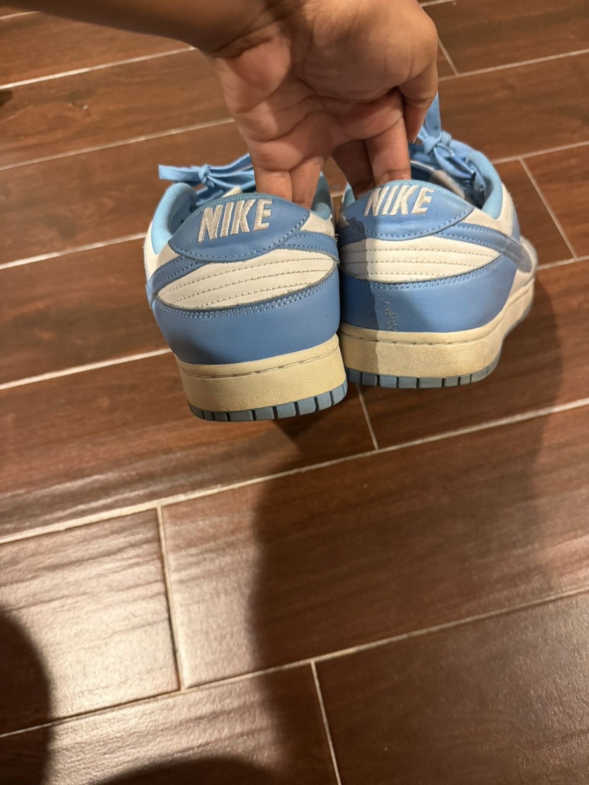 Nike Nike Dunk Low UNC University Blue Size 15 Used Size US 15 / EU 48 - 4 Thumbnail