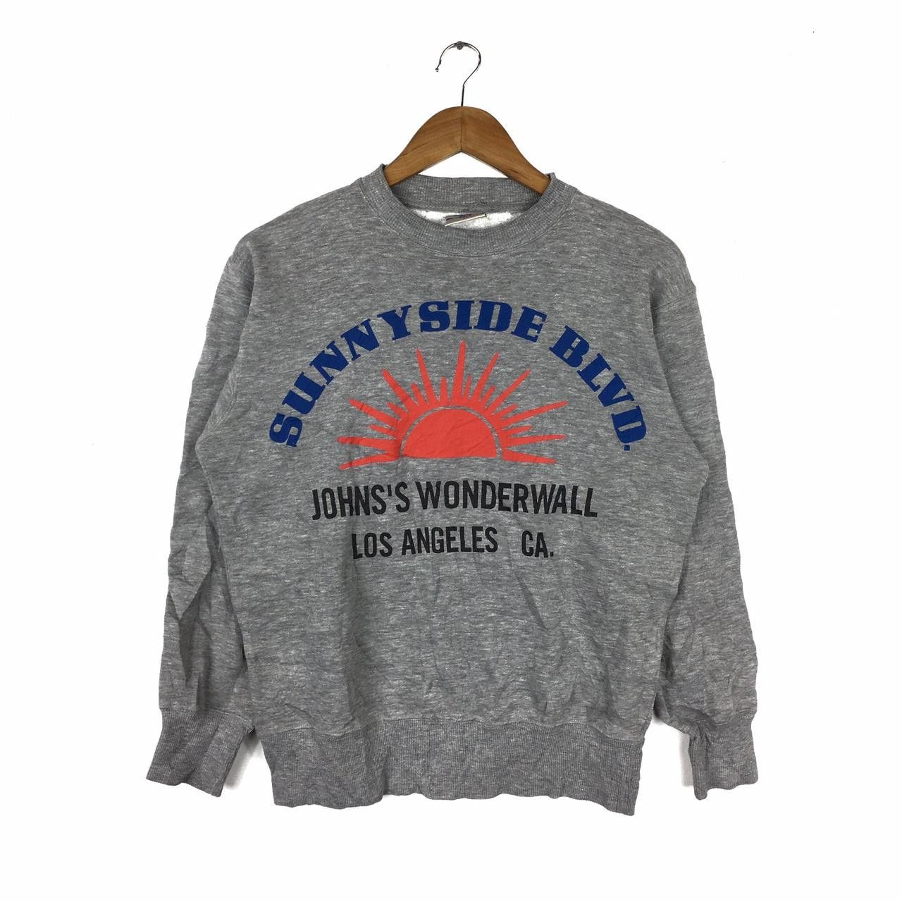 Vintage Vtg 90’ OBLO Sunny Side Blvd LA Crewneck Sweatshirt Size US M / EU 48-50 / 2 - 1 Thumbnail