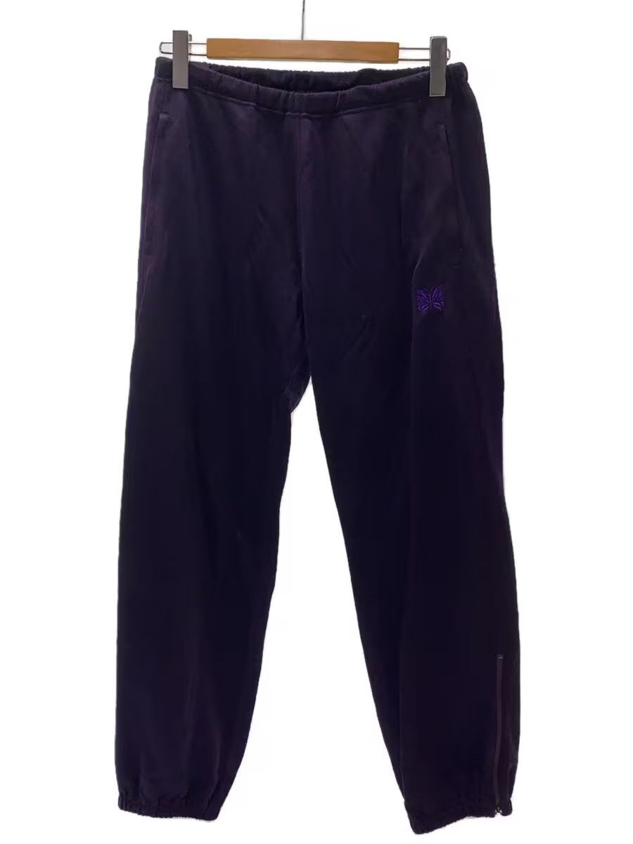 Needles Needles Zipped Polyester Sweat Pants Purple Size US 32 / EU 48 - 1 Thumbnail