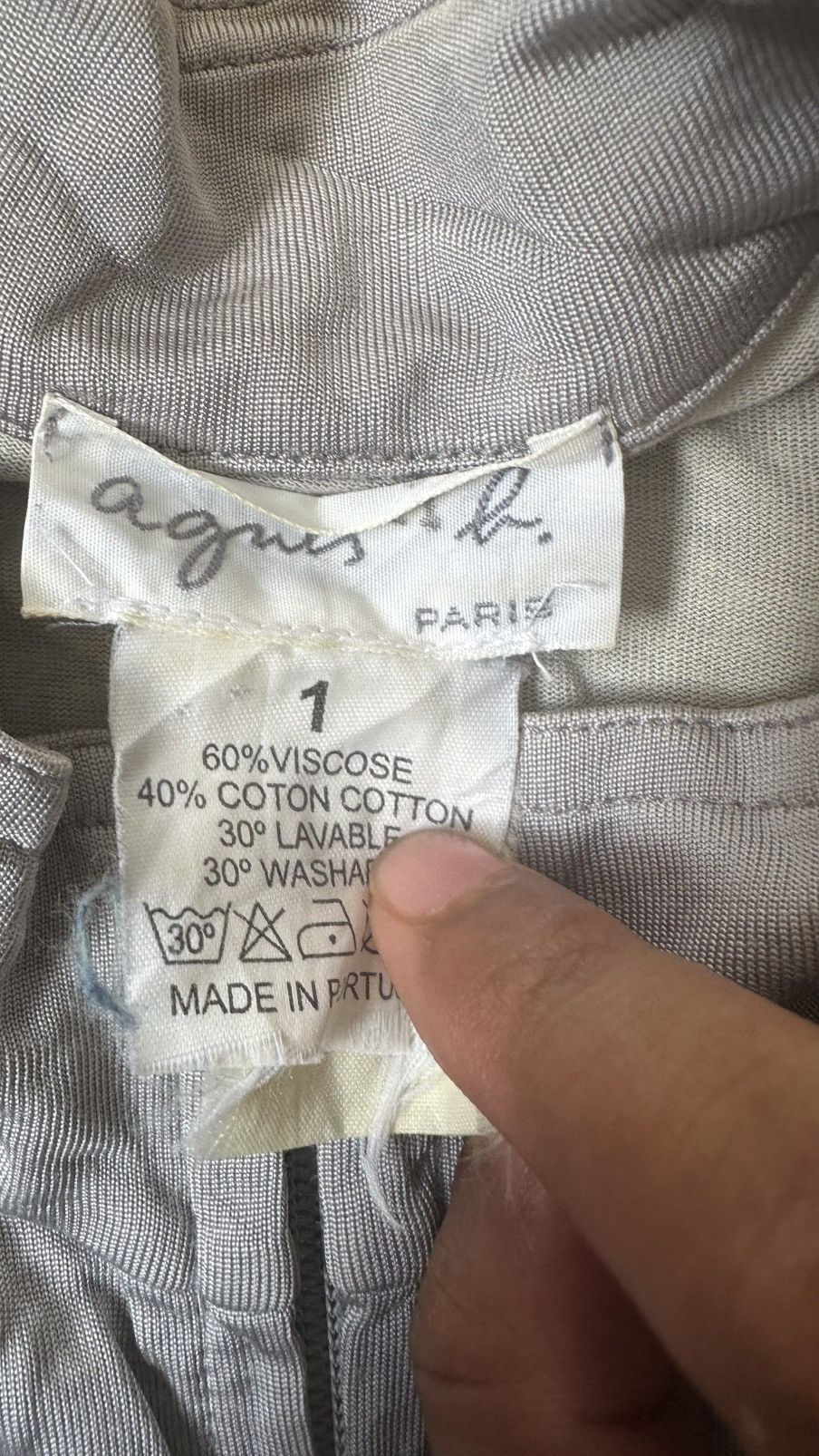 Vintage VINTAGS AGNES B ZIPPED HOODIE Size US S / EU 44-46 / 1 - 7 Thumbnail