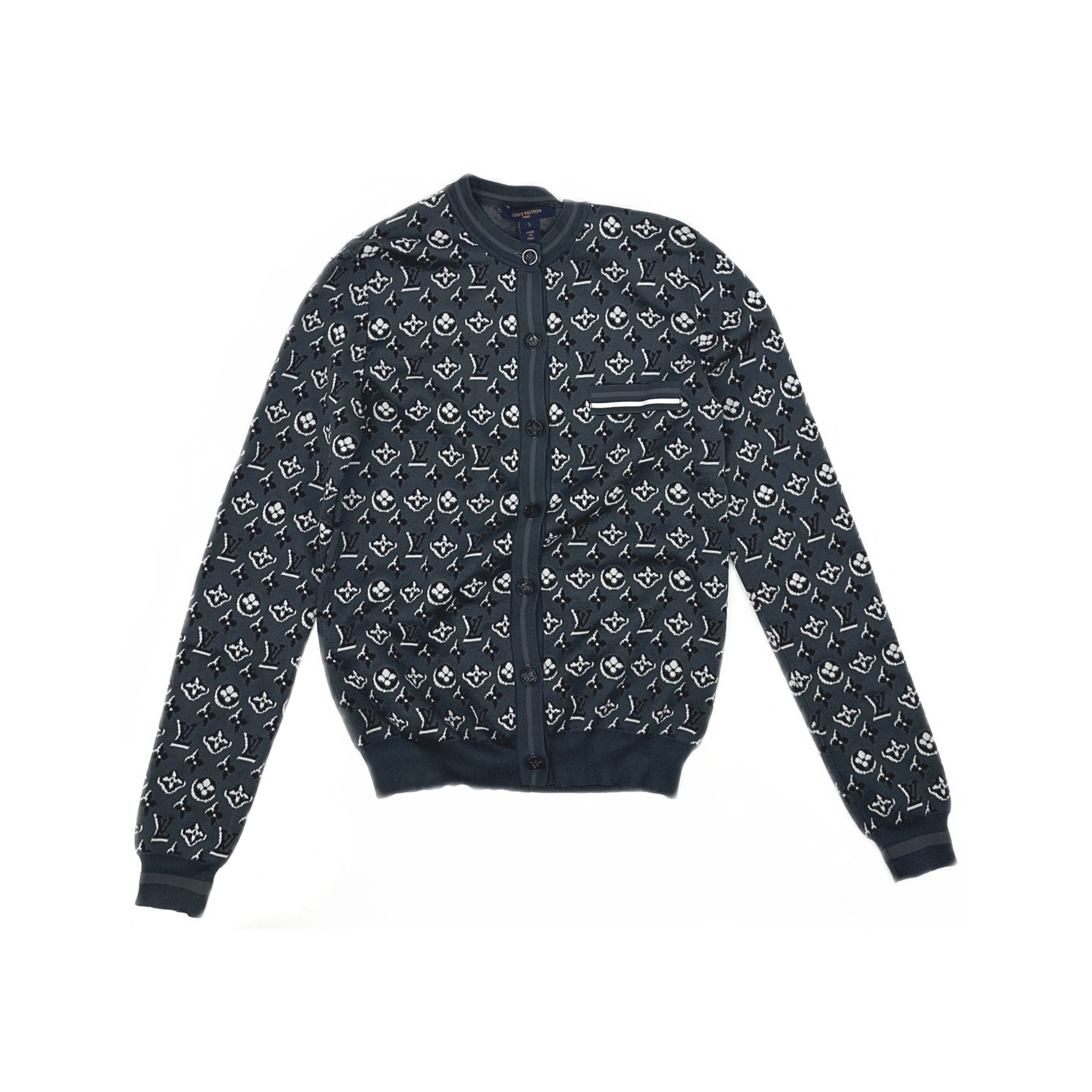 Louis Vuitton Louis Vuitton Monogram Geometric Knit Cardigan S Size S / US 4 / IT 40 - 1 Thumbnail