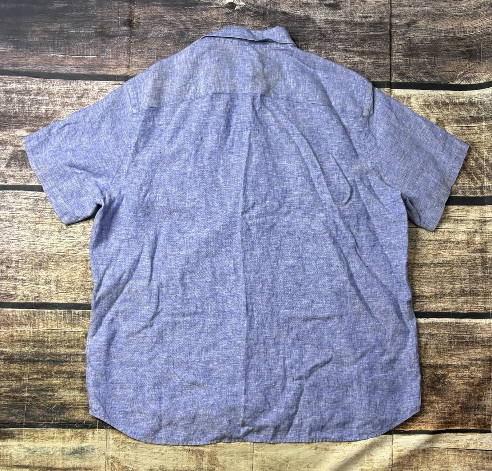 UNTUCKit Untuckit Shirt Men's 2XL Cameron Linen Button Down Size US XXL / EU 58 / 5 - 3 Thumbnail