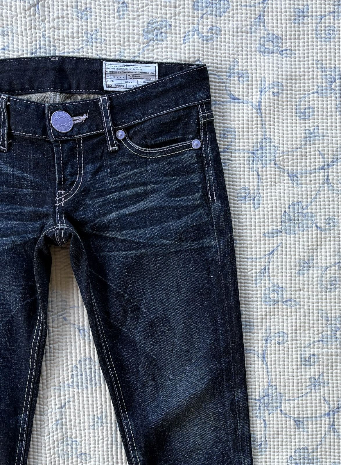 SLY Japanese SLY Glamour Guarented Streetwear Flared Denim Size US 30 / EU 46 - 6 Thumbnail