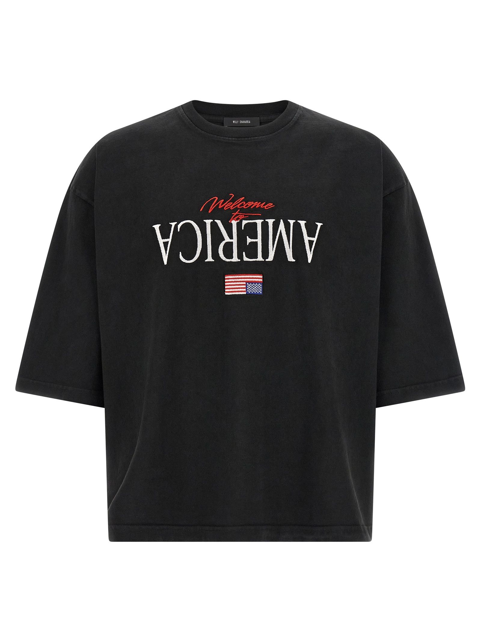 Willy Chavarria 'Welcome To America- Buffalo' T-shirt Size US M / EU 48-50 / 2 - 1 Thumbnail