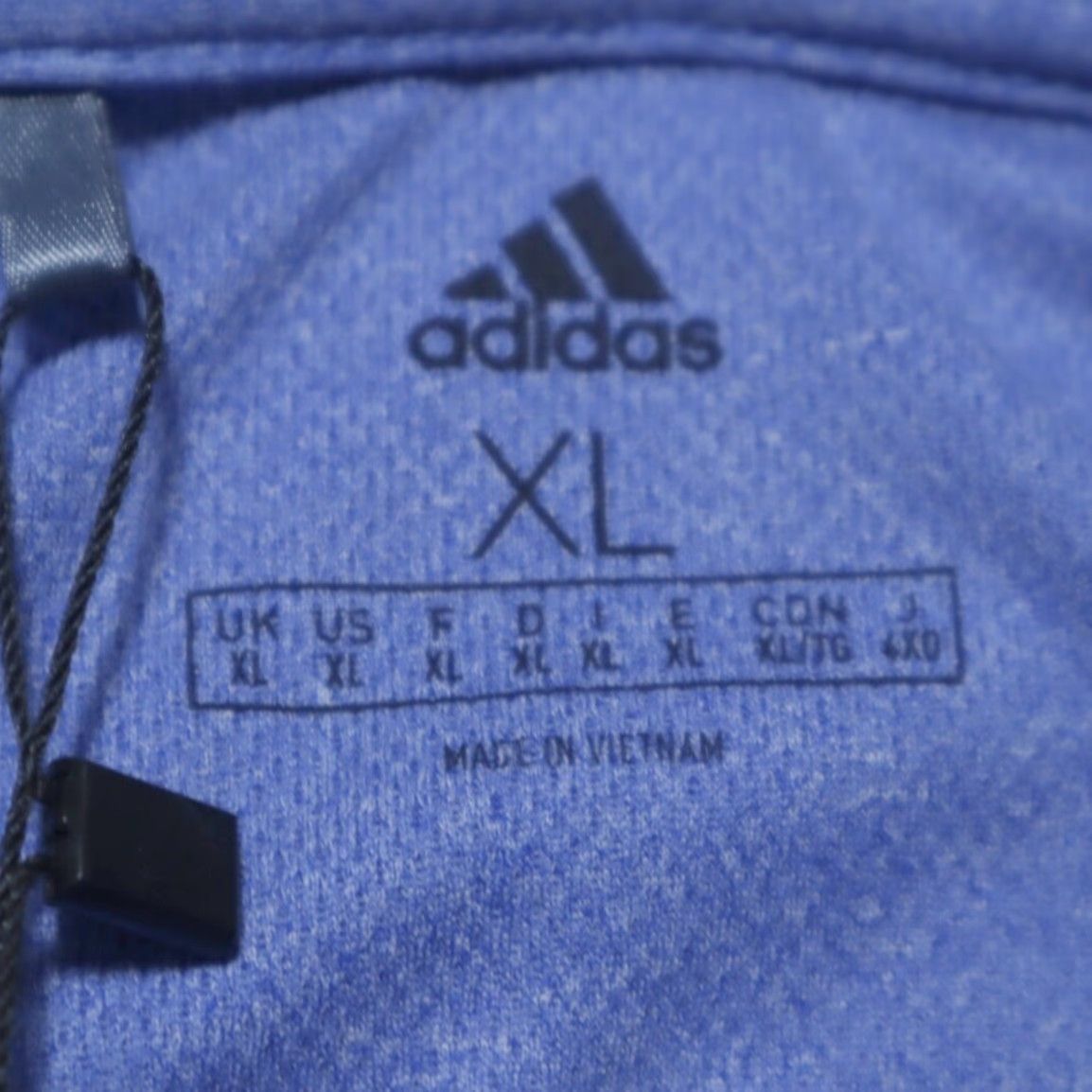 Adidas Adidas Polo Shirt Blue XL Mens Tee Up for a Cause Polyester Solid Polo Shirt Blue Mens XL Size US XL / EU 56 / 4 - 5 Thumbnail
