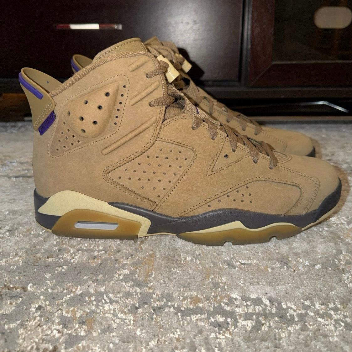 Nike Jordan 6 Gore-Tex Brown Kelp Women’s 12/ Mens 10.5 Brand New Size US 12 / IT 42 - 3 Thumbnail