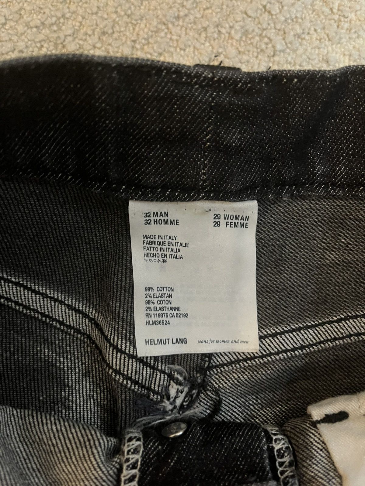 Helmut Lang Slim Straight Jean Size US 30 / EU 46 - 5 Thumbnail