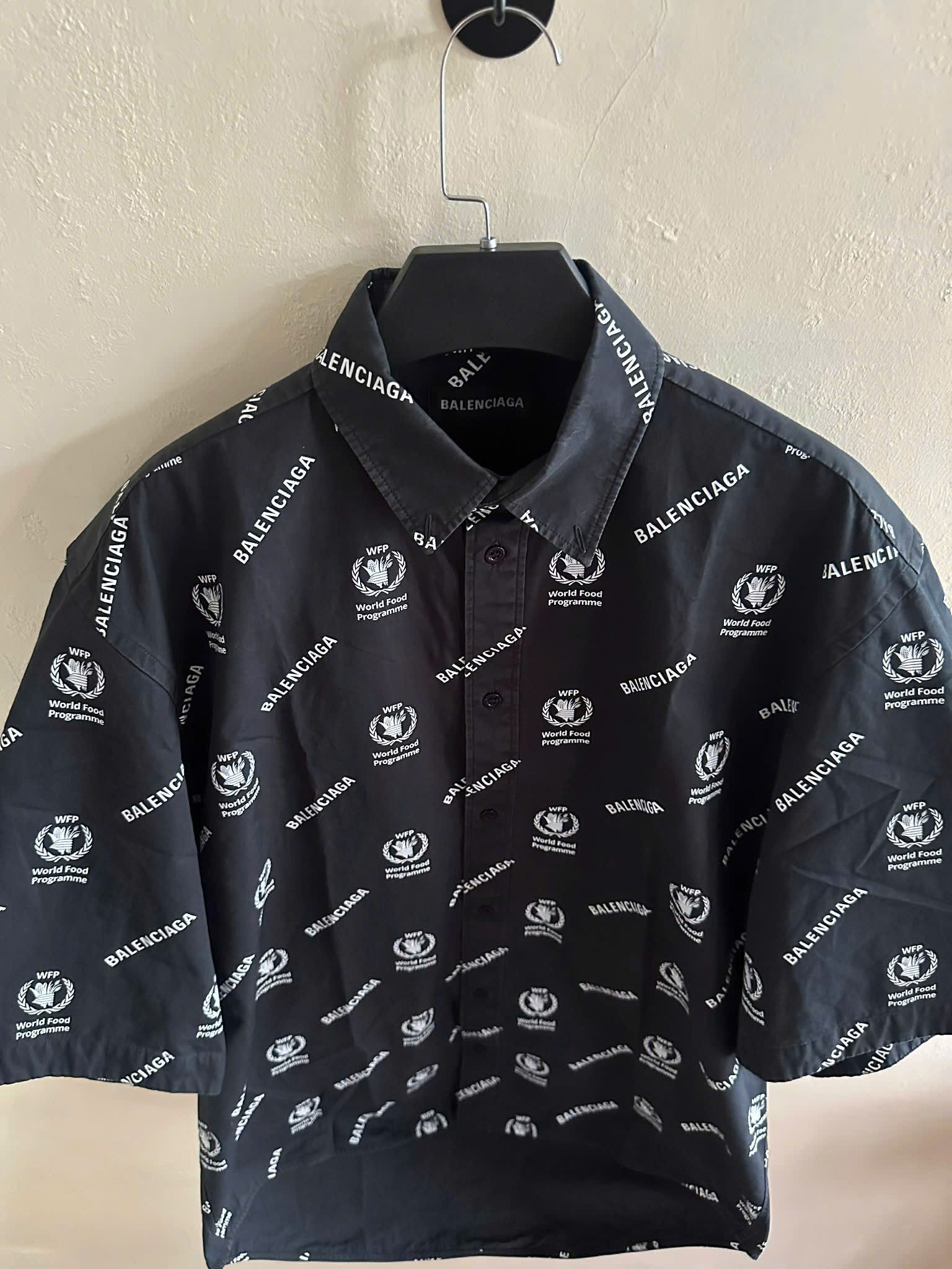Balenciaga BALENCIAGA SHIRT MONOGRAM Size US M / EU 48-50 / 2 - 4 Thumbnail