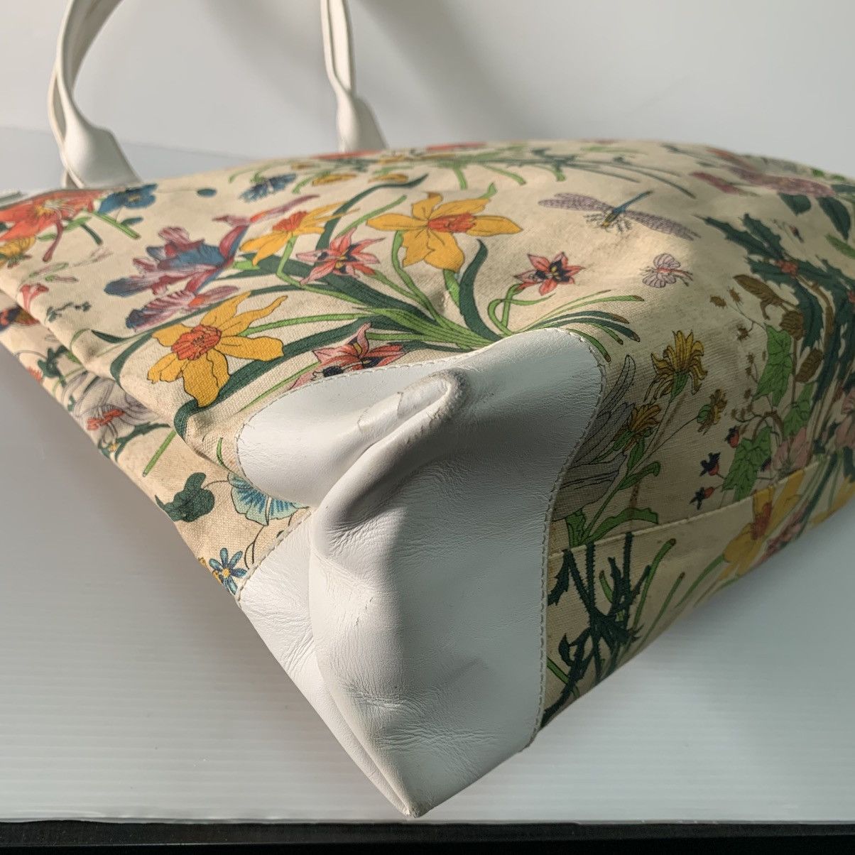 Gucci Gucci Floral Vintage Large Shoulder Bag Size ONE SIZE - 8 Thumbnail