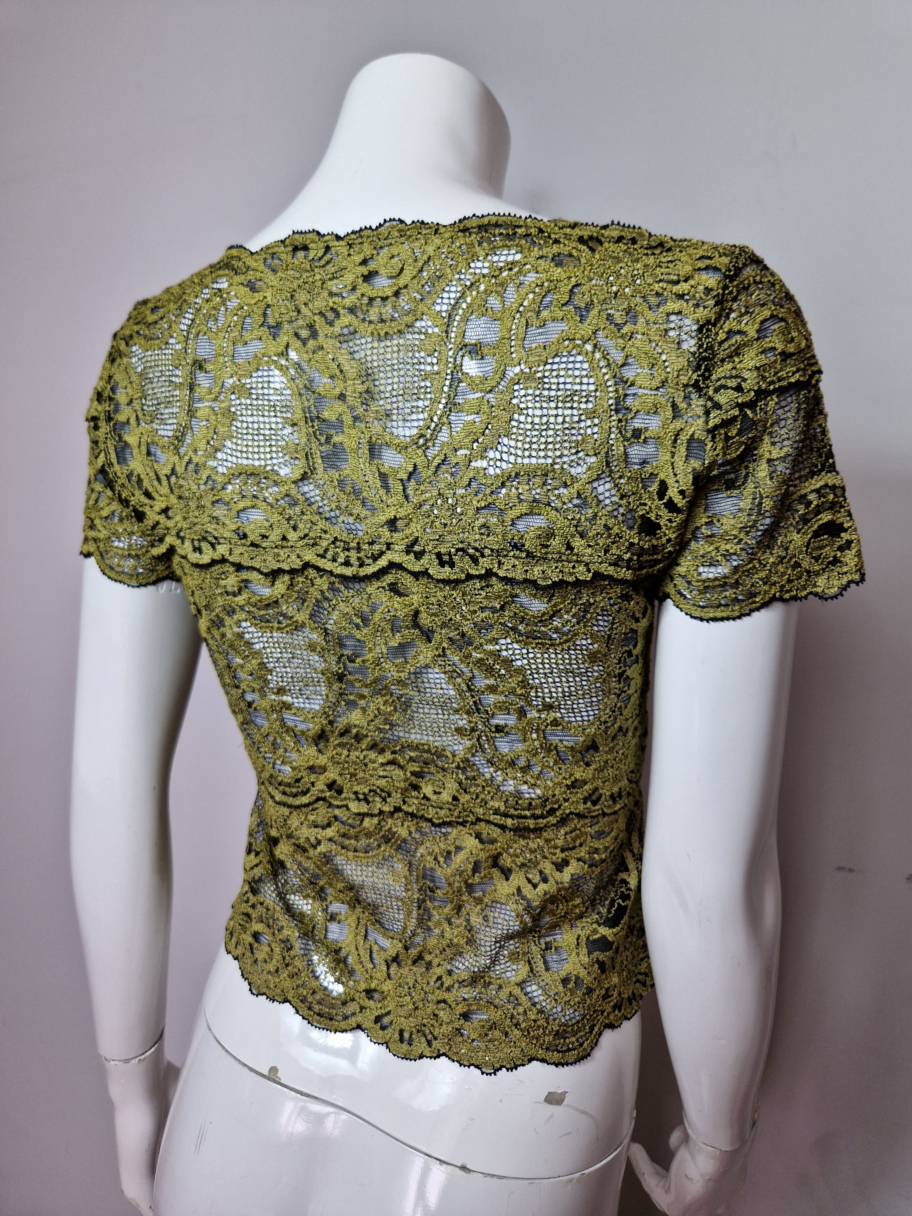Vintage vintage mesh lace top vintage y2k affliction Size S / US 4 / IT 40 - 10 Thumbnail