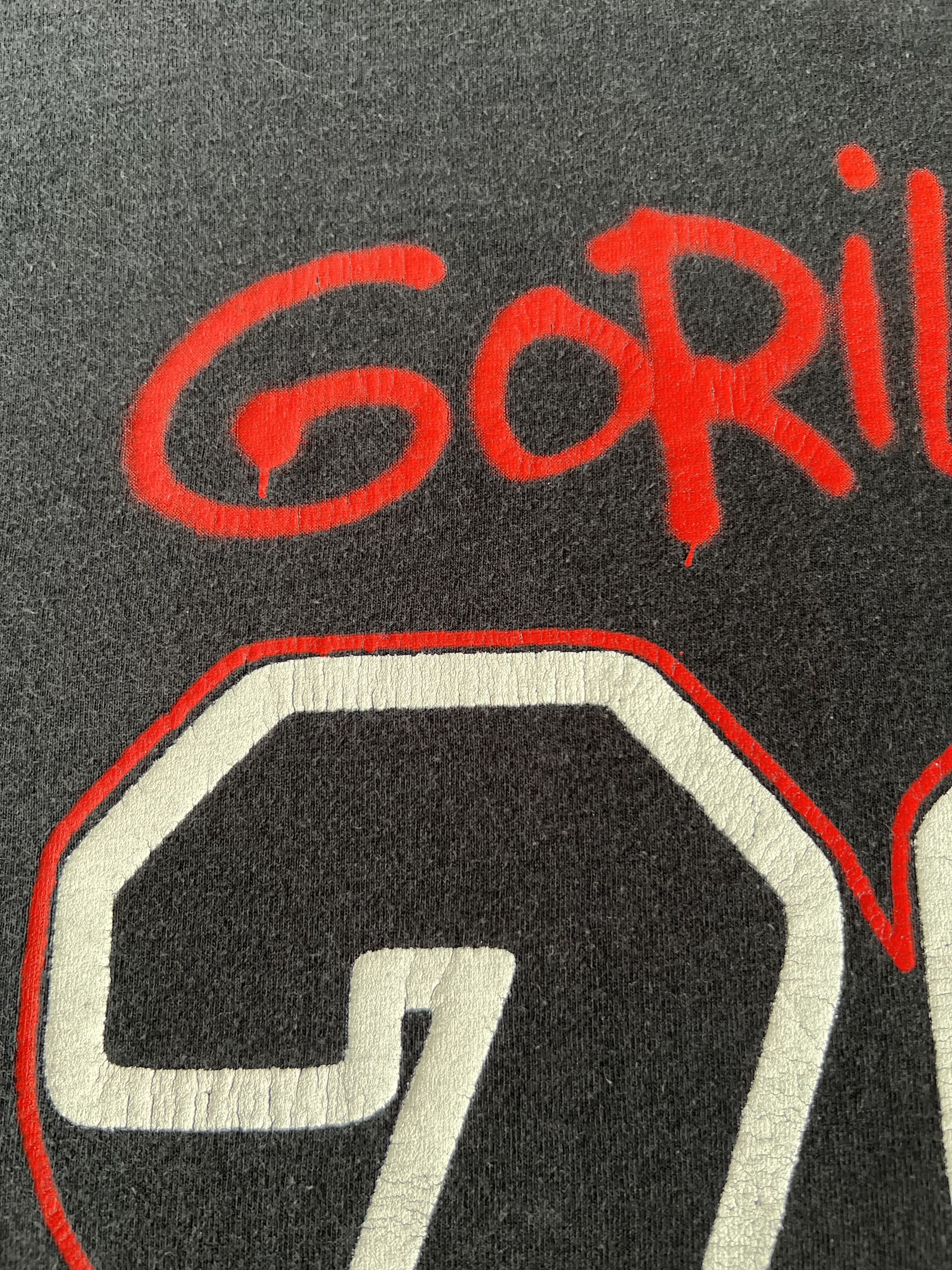 Band Tees Vintage 2001 Gorillaz Rock The House #78 Black T-shirt Size US L / EU 52-54 / 3 - 14 Thumbnail