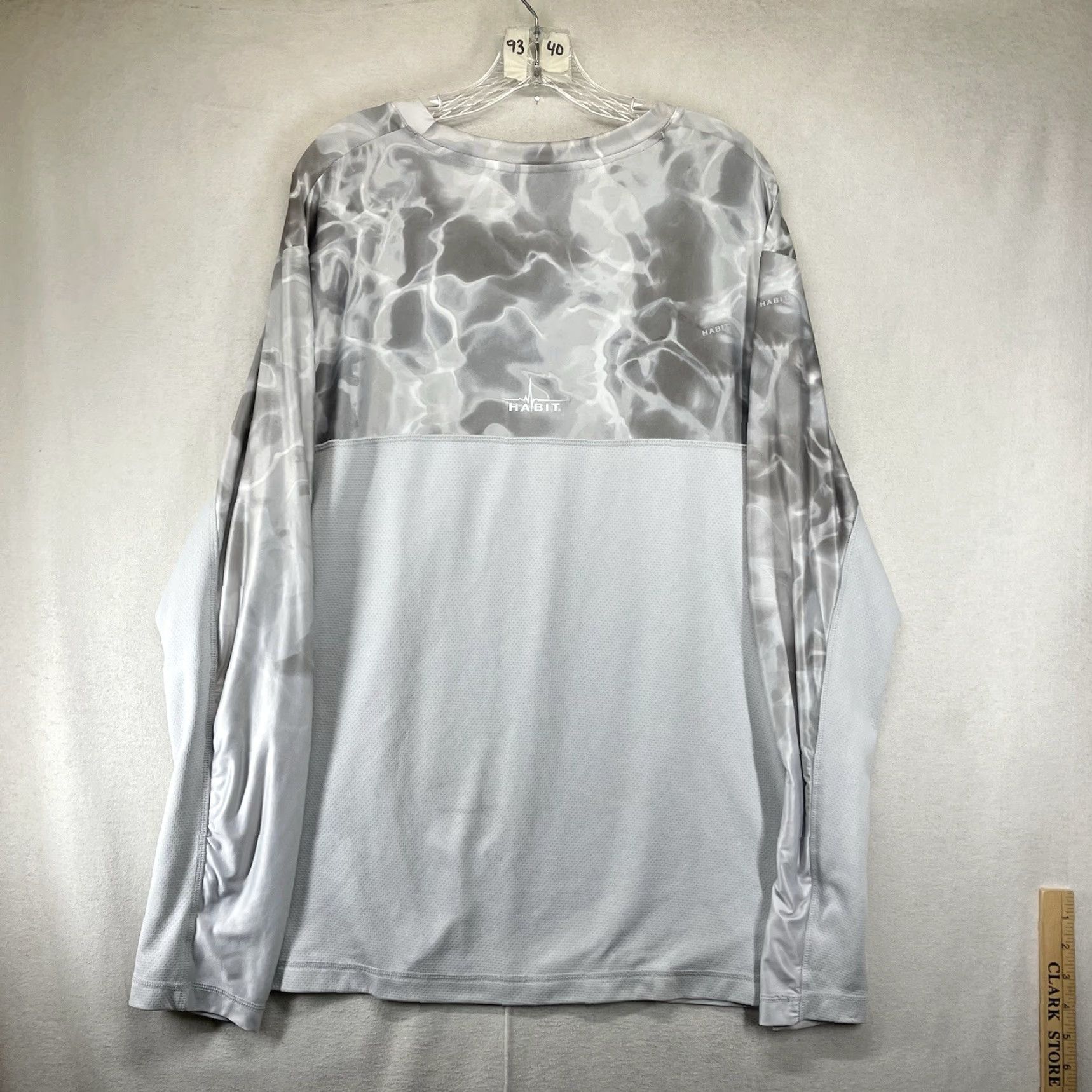 Habitat Habitat Fishing Gray Camouflage Solar Factor Long Sleeve Mens XL T-Shirt Size US XL / EU 56 / 4 - 2 Thumbnail