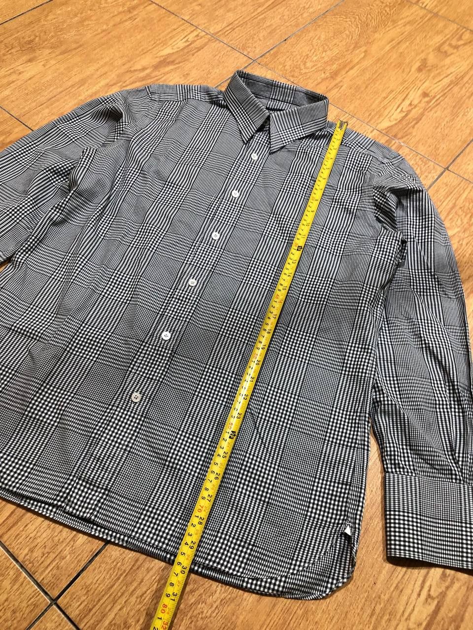 Tom Ford Tom Ford Long sleeve checkered shirt Size US L / EU 52-54 / 3 - 8 Thumbnail