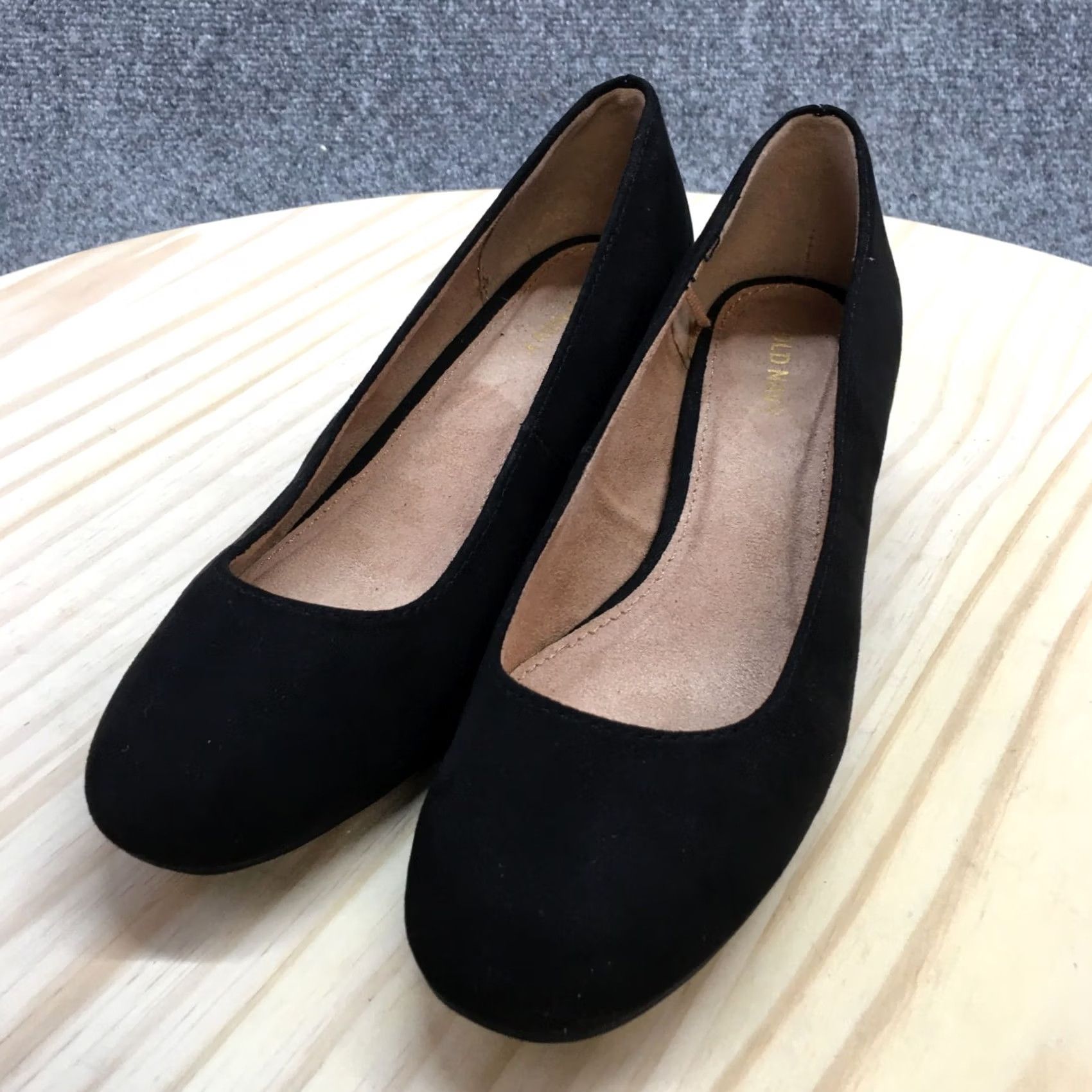 Old Navy Old Navy Shoes Womens Ballet Heel Black Low Top Round Toe Block Casual Slip On XS? Size M / US 6-8 / IT 42-44 - 3 Thumbnail