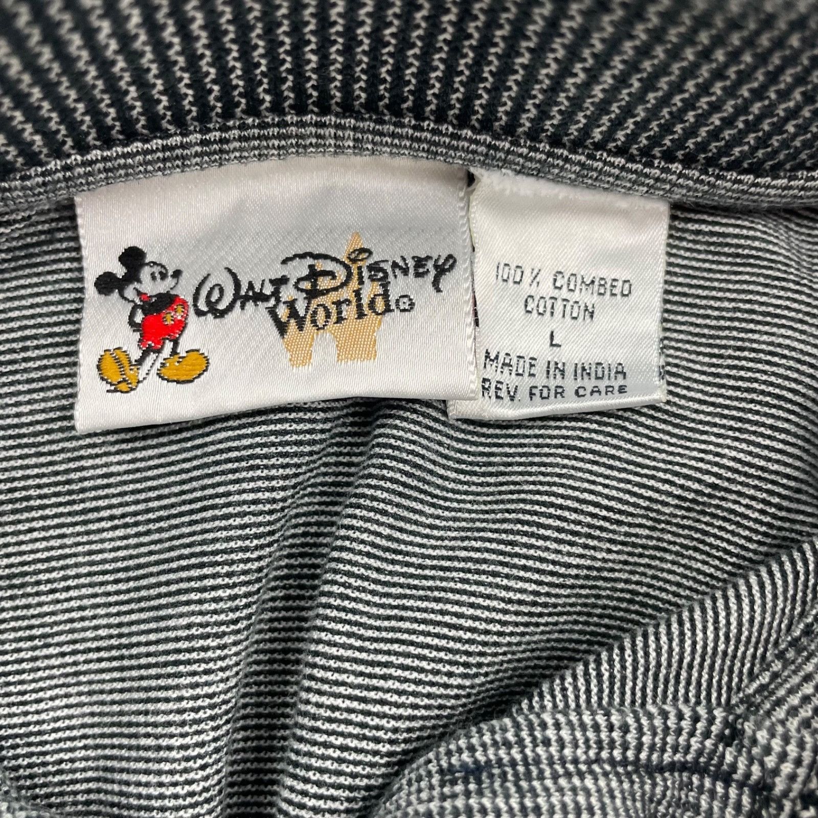 Disney VTG Walt Disney World Men's 100% Cotton S/S Golf Polo Shirt Size US L / EU 52-54 / 3 - 4 Thumbnail