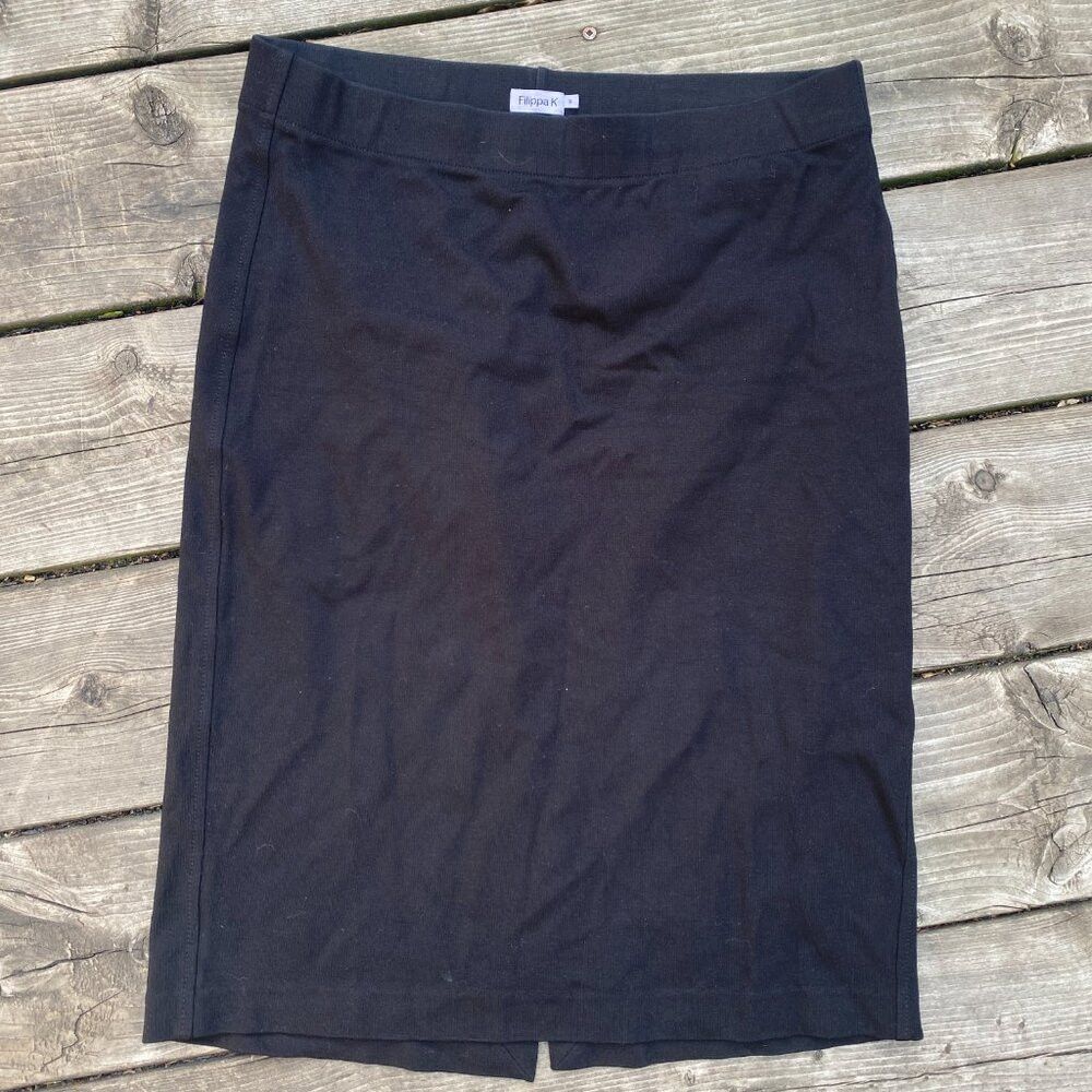 Filippa K Flippa K Jersey Pencil Skirt Medium Black Size 28" / US 6 / IT 42 - 3 Thumbnail