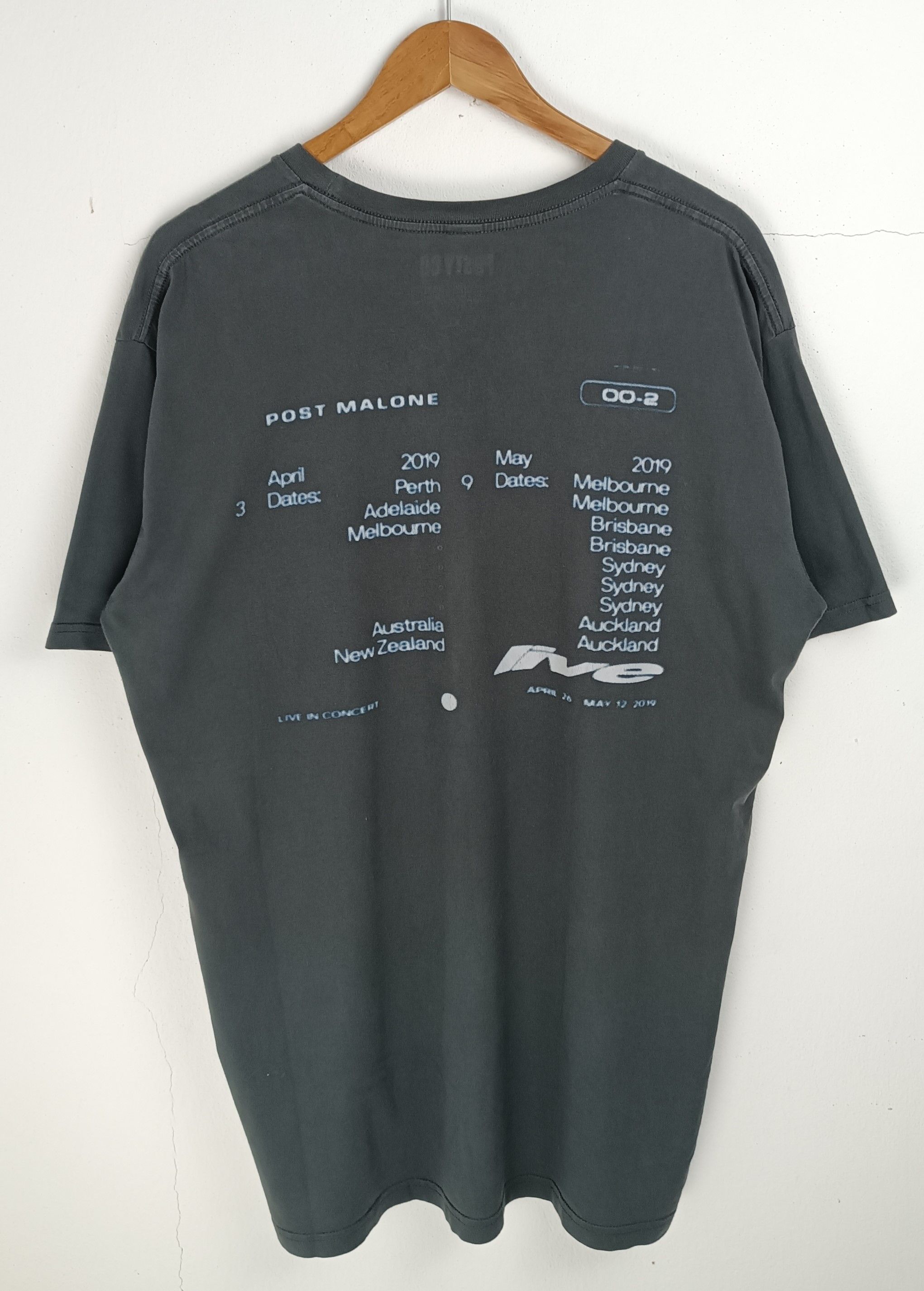 Rap Tees POST MALONE 2019 PERTH AUSTRALIA TOUR TEE POSTY Size US XL / EU 56 / 4 - 4 Thumbnail