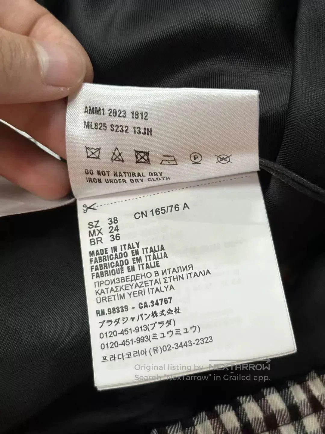 Miu Miu miu miu black and white checked jacket. Size M / US 6-8 / IT 42-44 - 6 Thumbnail