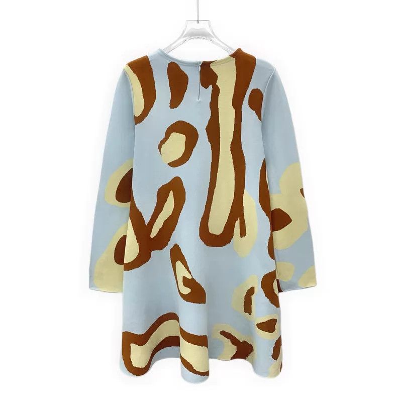 Dior Dior Light blue patterned printed round-neck long-sleeved Size S / US 4 / IT 40 - 2 Thumbnail