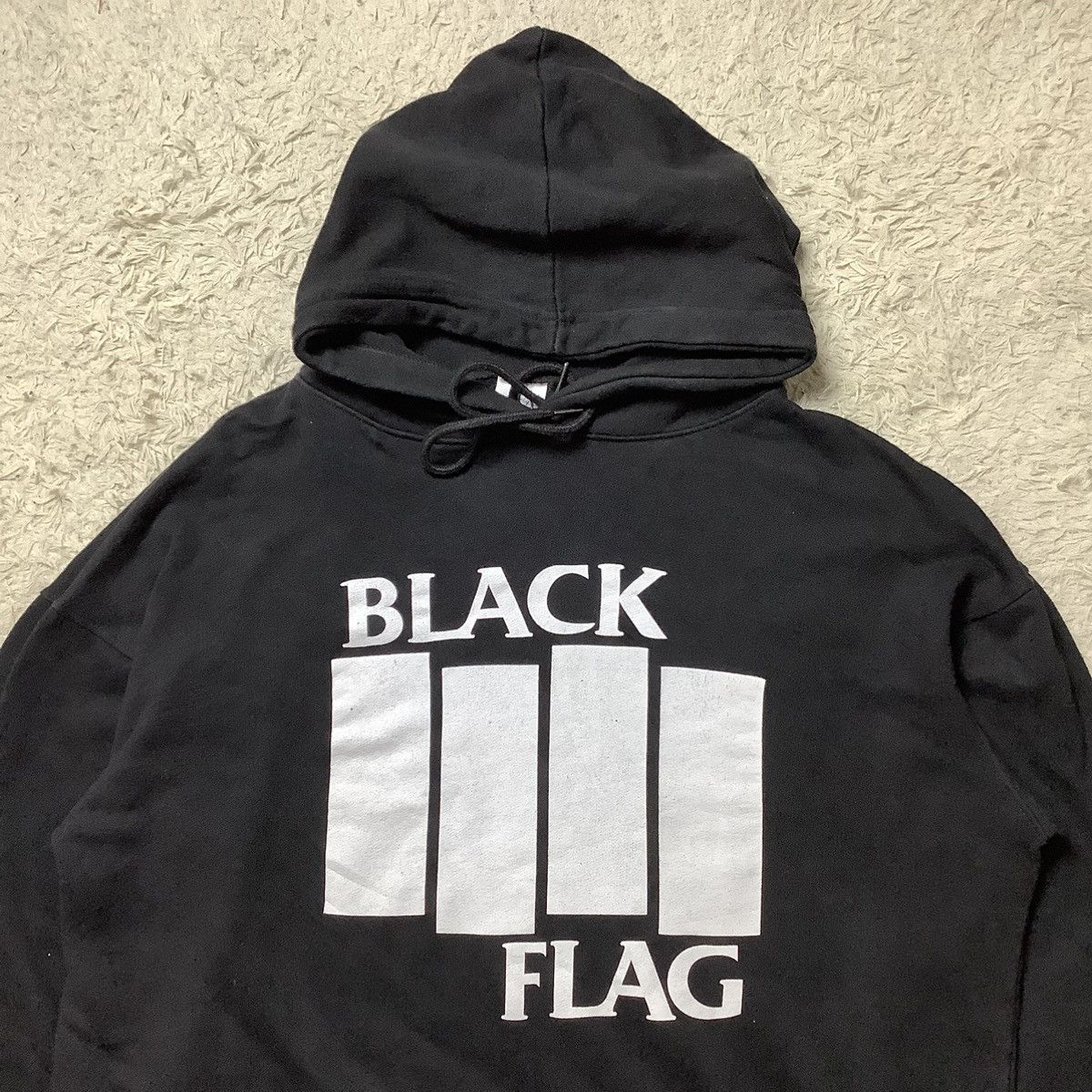 Vintage Rare Black Flag Hoodie Size US XL / EU 56 / 4 - 2 Thumbnail