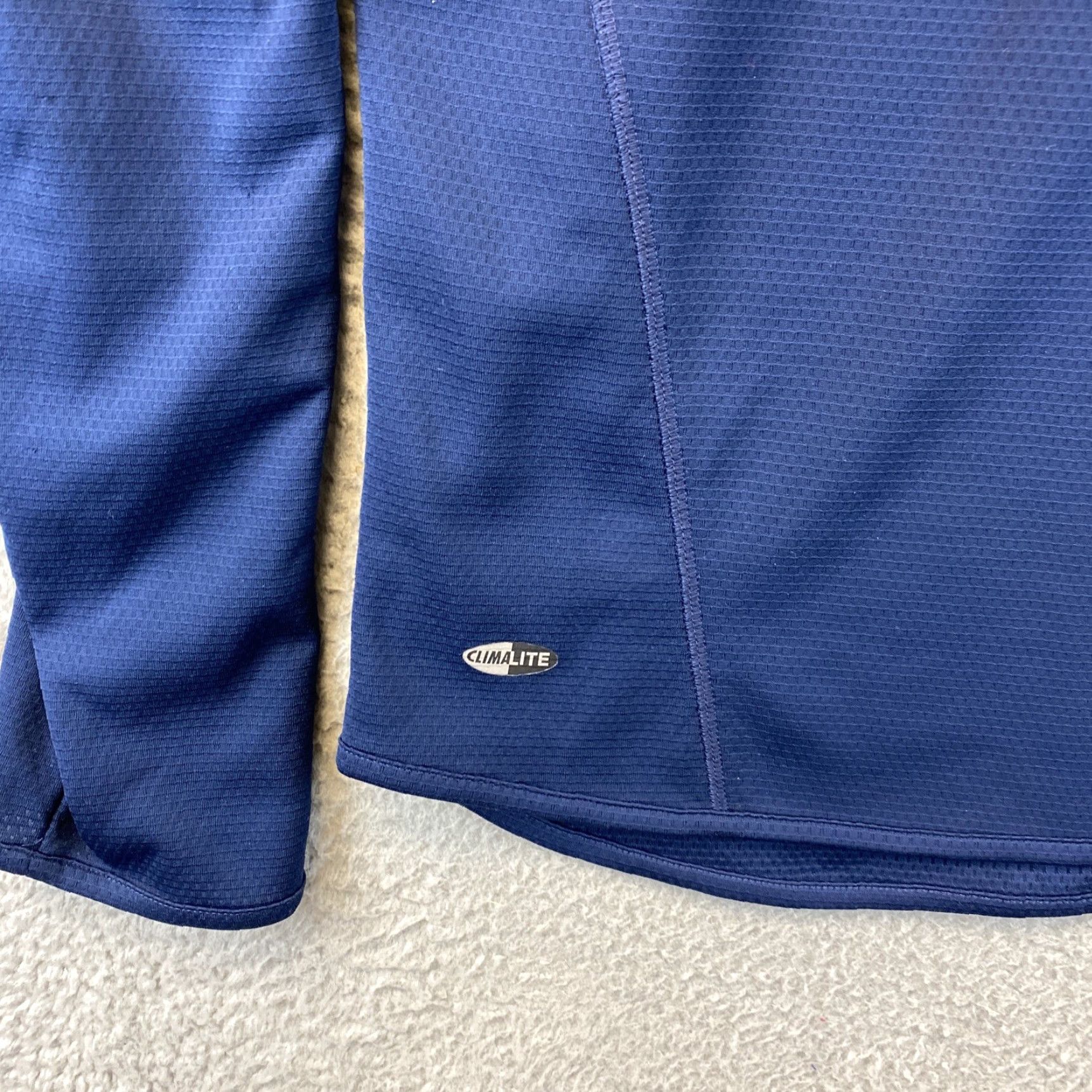 Adidas Adidas Golf Mens Climalite 1/4 Zip Pullover Long Sleeve Blue L Yellow /40-54 Size US L / EU 52-54 / 3 - 6 Thumbnail