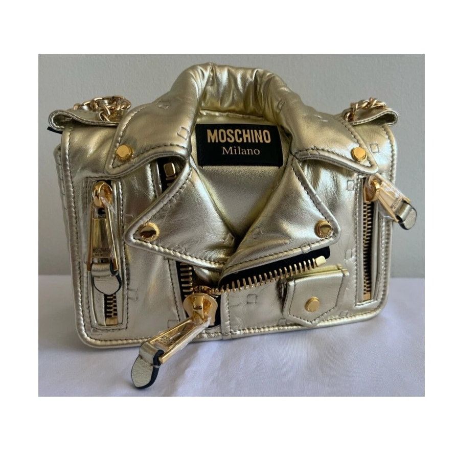 Moschino SS21 Moschino Couture Jeremy Scott Gold Jacket Shoulder Bag Size ONE SIZE - 2 Thumbnail