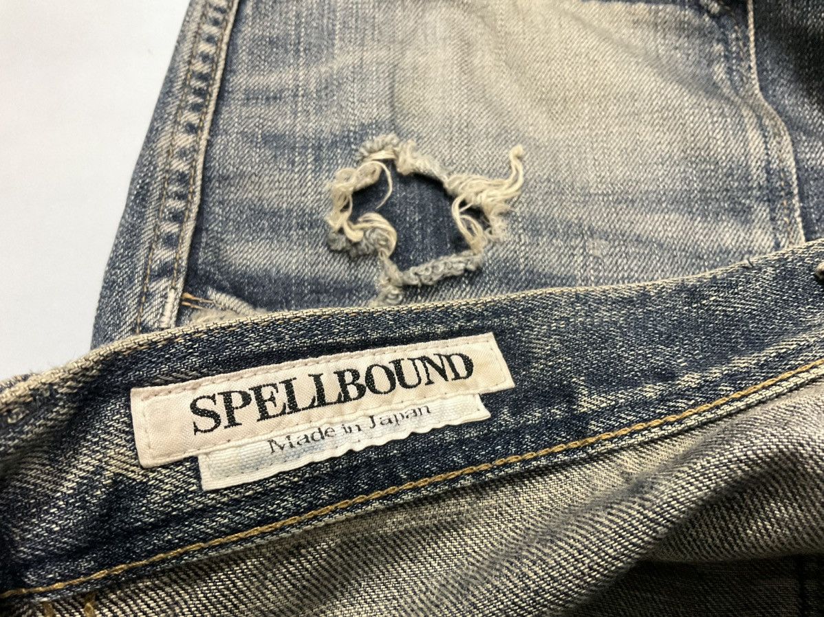 If Six Was Nine × Japanese Brand × Le Grande Bleu (L.G.B.) 🔥Crazy Y2K Spellbound Denim Flare Jeans LGB Style Size US 32 / EU 48 - 12 Thumbnail
