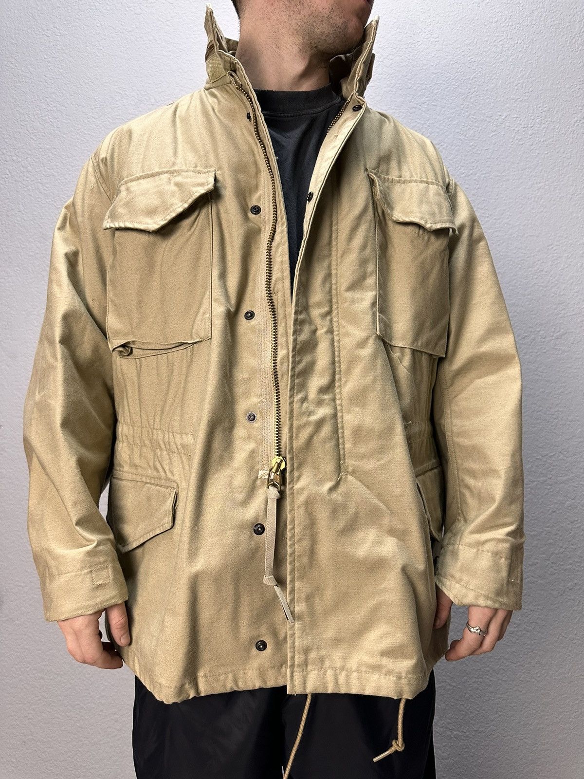 image of Vintage Alpha Industries M65 Multipocket Military Jacket Y2K in White, Men's (Size XL)