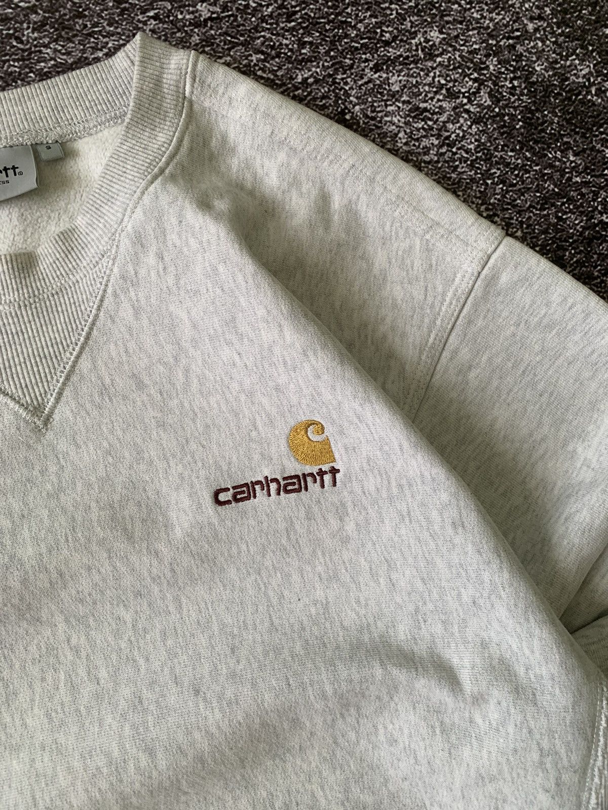 Carhartt Carhartt American Script Grey Sweatshirt Size US S / EU 44-46 / 1 - 3 Thumbnail