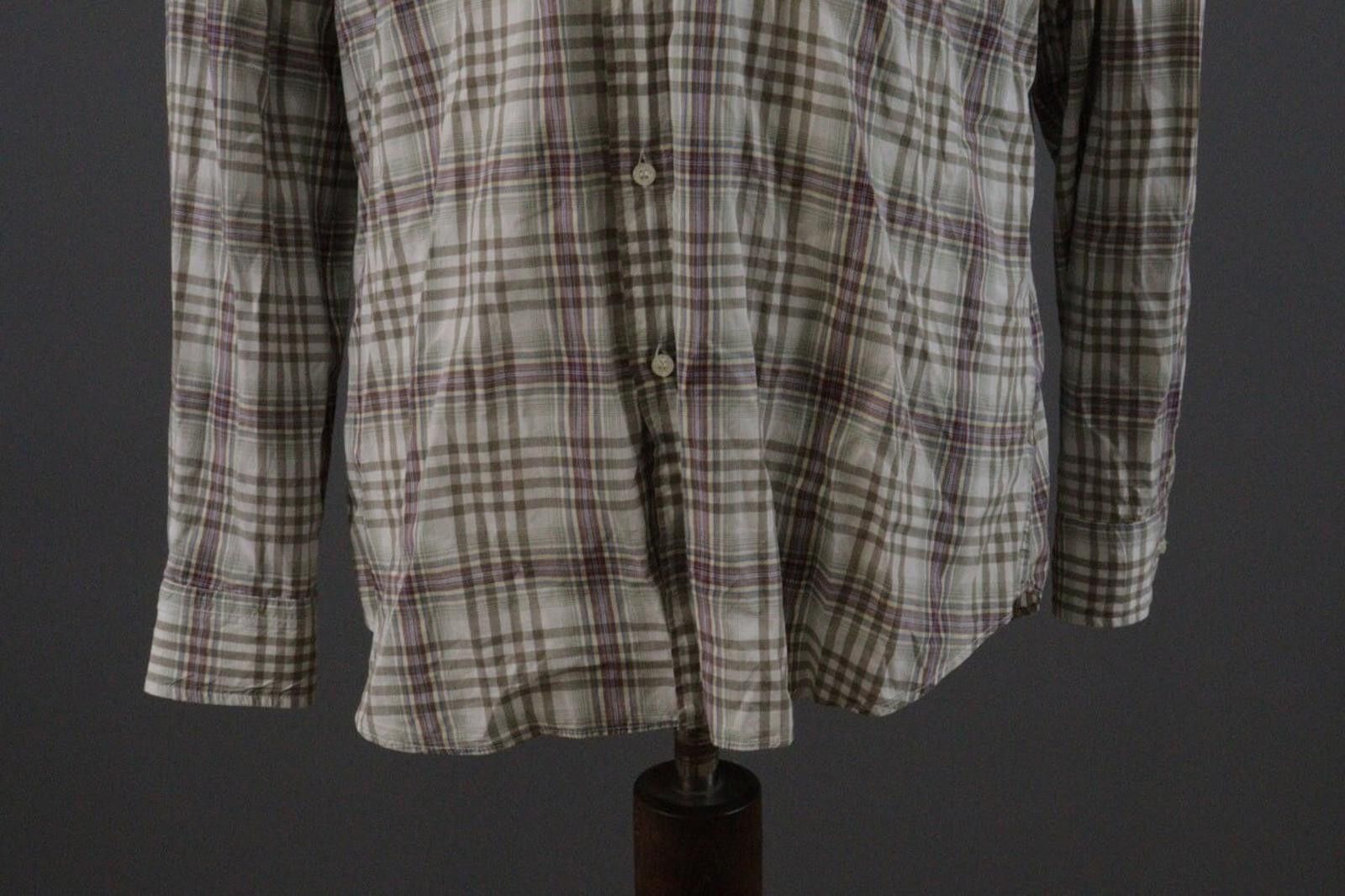 Etro Etro Milano Beige Check Button Down Shirt Size XL Size US XL / EU 56 / 4 - 5 Thumbnail