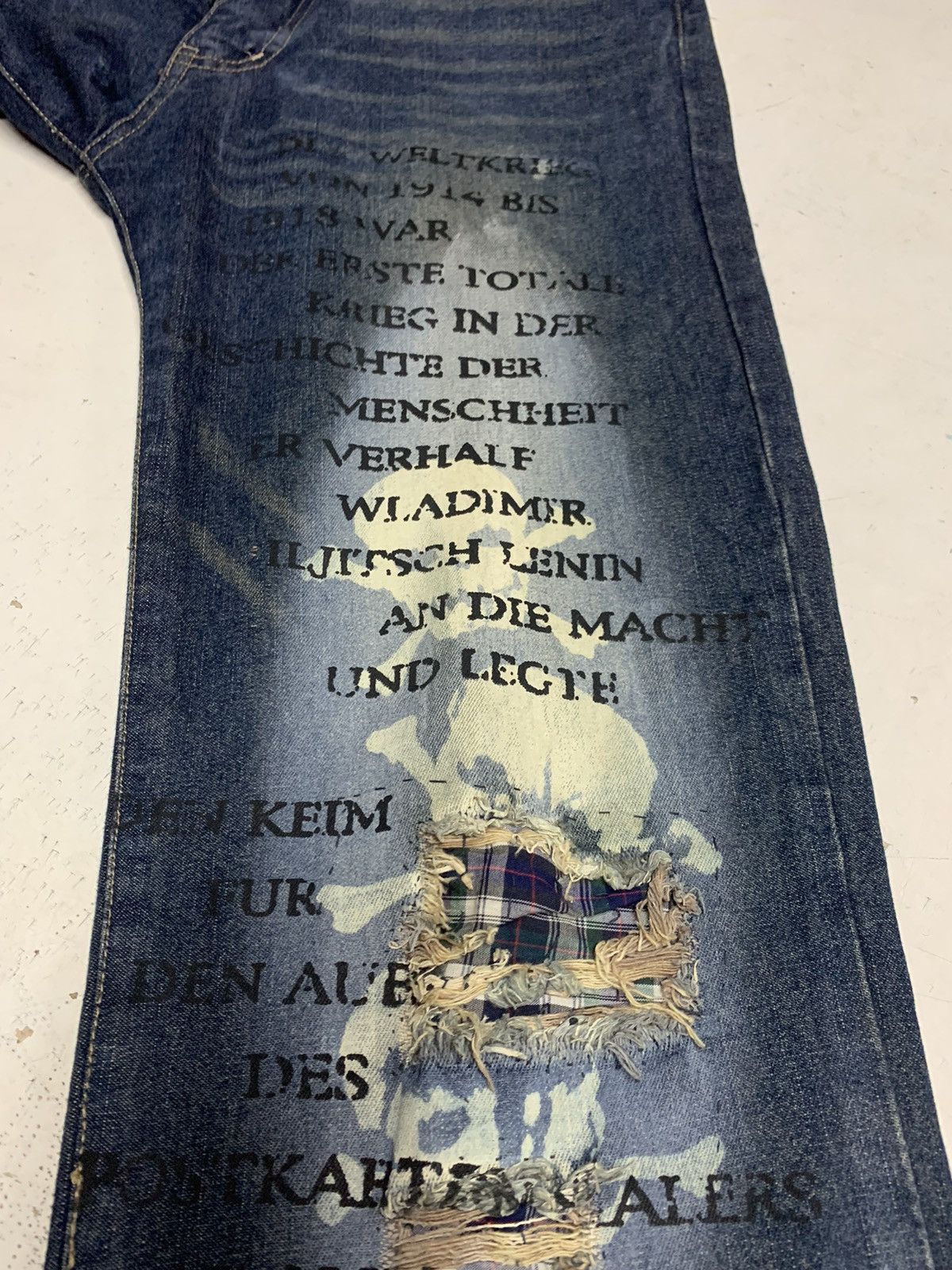 Designer Distressed jeans Size US 33 - 11 Thumbnail