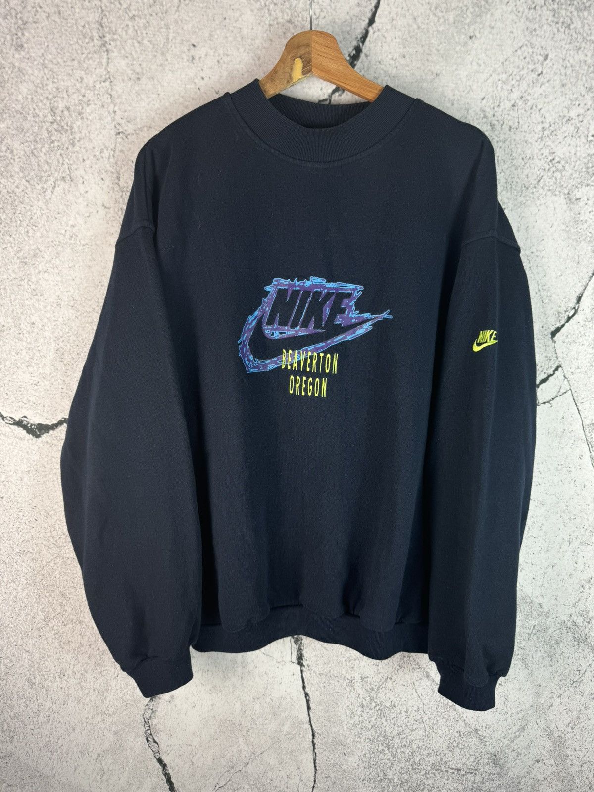 Vintage Vintage Nike Sweatshirt Grey Tag y2k 90s item Size US M / EU 48-50 / 2 - 1 Thumbnail
