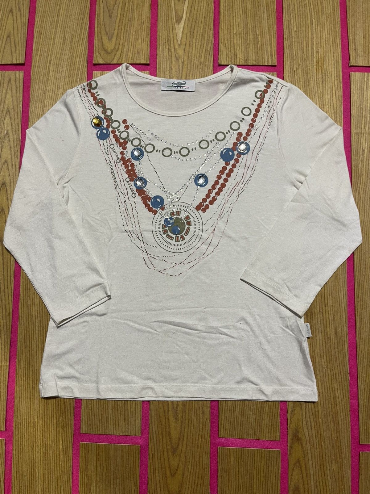 If Six Was Nine Y2K CROCODIEL LADIES long sleeve tshirt ifsix style Size M / US 6-8 / IT 42-44 - 1 Thumbnail