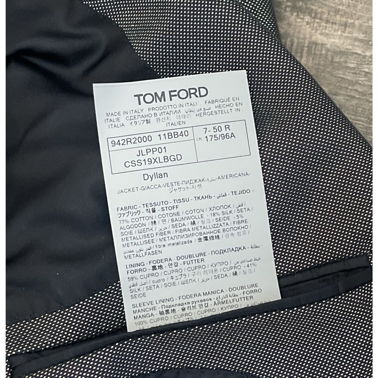 Tom Ford $5,995 NWT Tom Ford Blazer Peak Lapel Dinner Jacket 40R Size 40R - 12 Thumbnail
