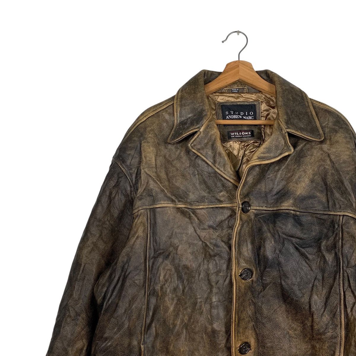Andrew Marc Studio By Andrew Marc Leather Jacket Size US M / EU 48-50 / 2 - 6 Thumbnail