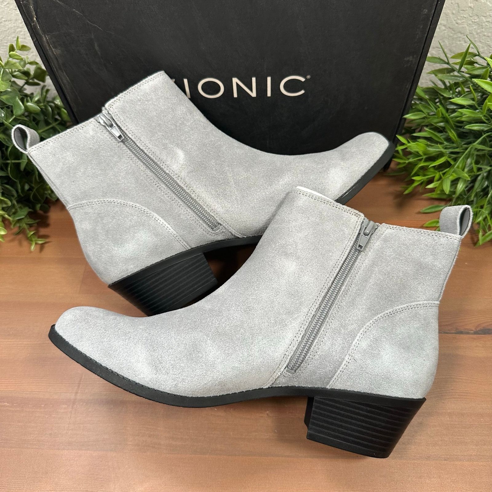 Vionic Vionic Roseland Water-Repellent Suede Ankle Boots Size 11 Size US 11 / IT 41 - 5 Thumbnail