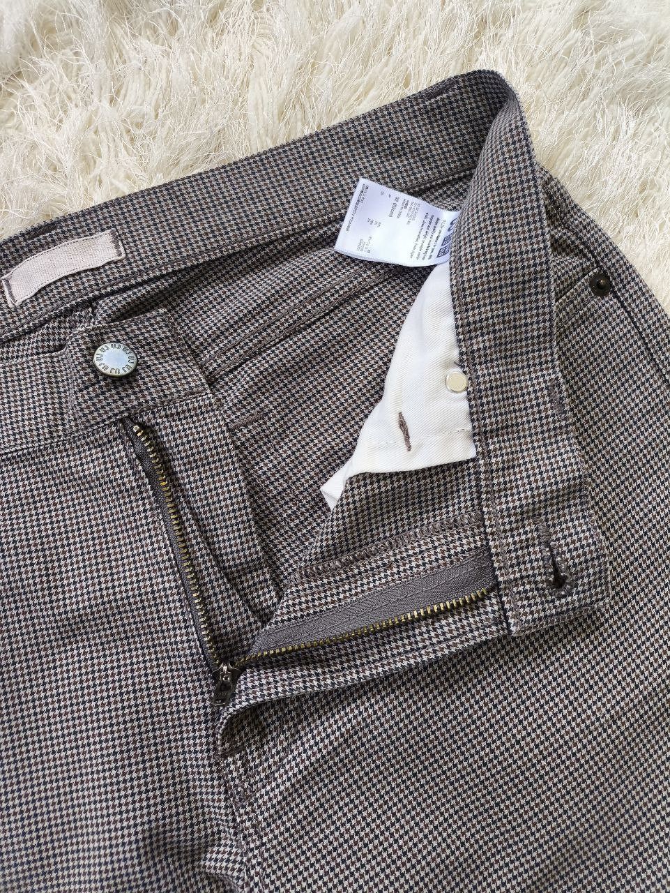 If Six Was Nine UNIQLO JEANS UJ Houndstooth Slim Straight Pants Size US 34 / EU 50 - 7 Thumbnail