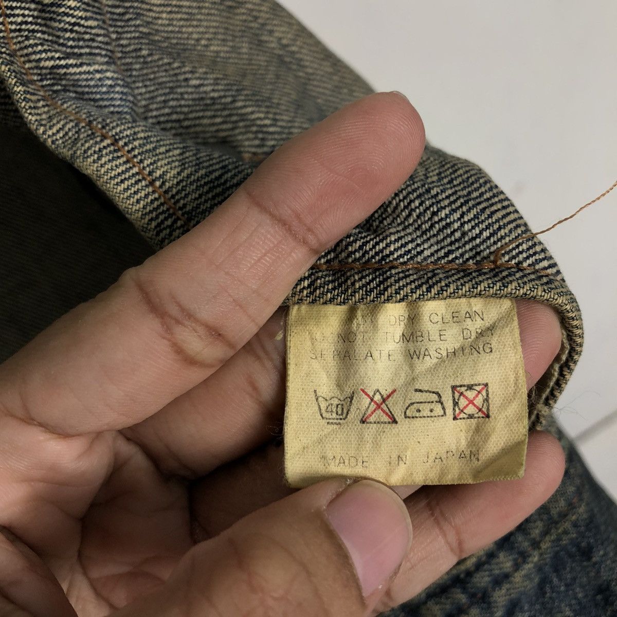 Hysteric Glamour 📌Vintage Biker Trucker Denim Jacket Button Made in Japan Size US M / EU 48-50 / 2 - 19 Thumbnail