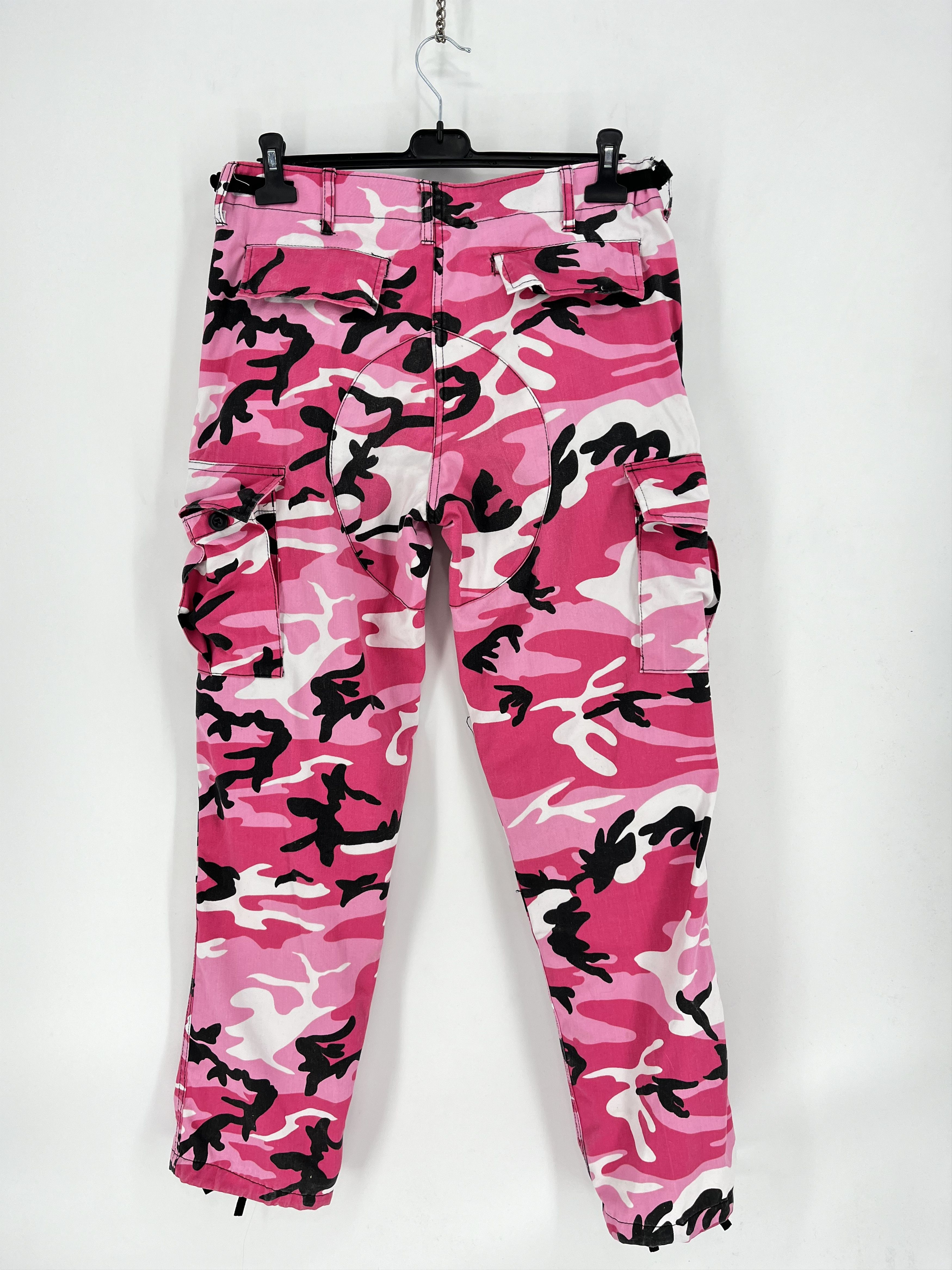 Rothco Pink Camo BDU Cargo Pants Design Style Travis Scott Size US 32 / EU 48 - 6 Thumbnail