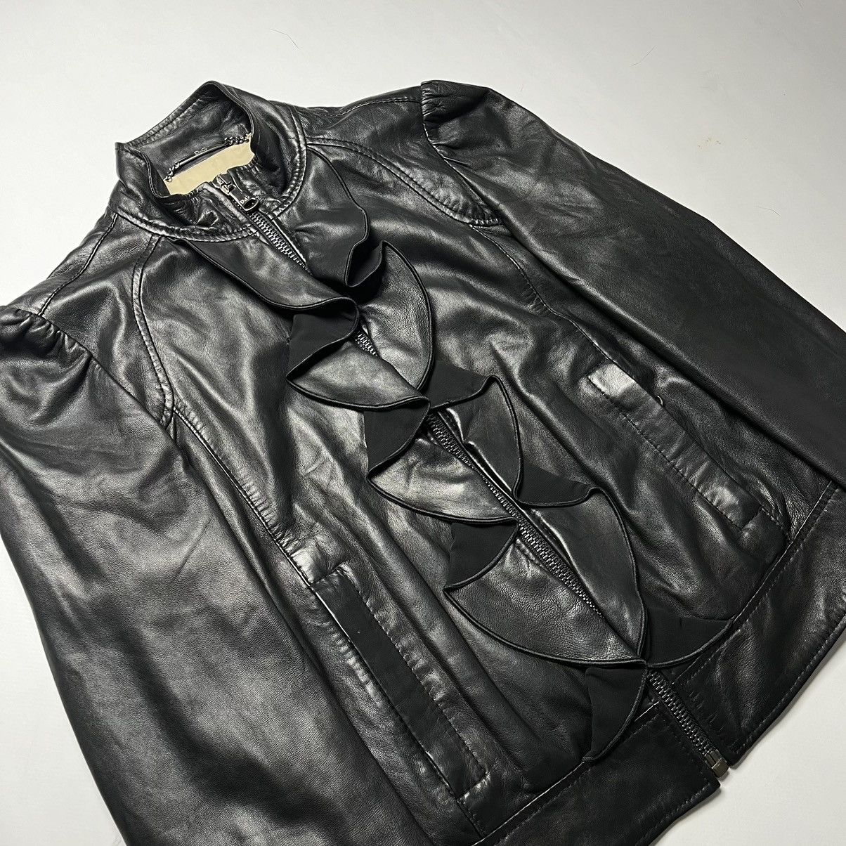 Dolce & Gabbana Dolce Gabbana Leather Jacket Size XS / US 0-2 / IT 36-38 - 6 Thumbnail