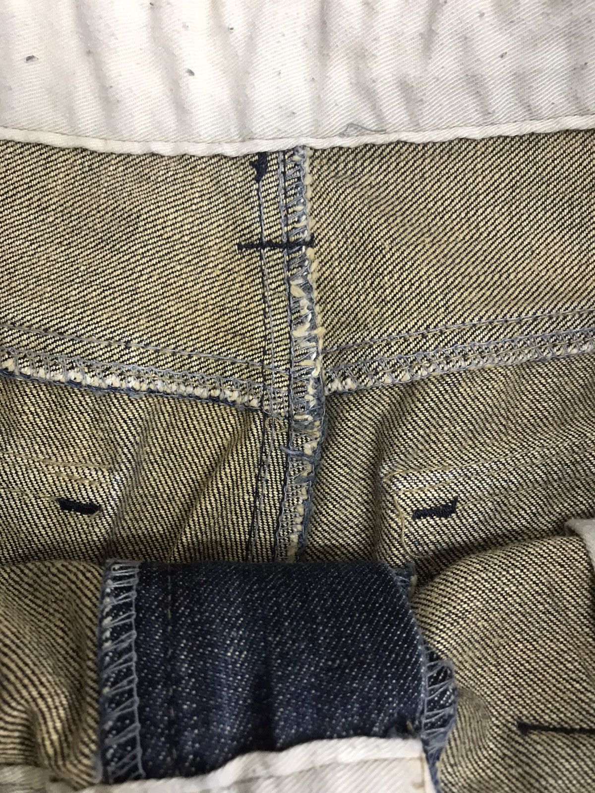 Japanese Brand 💥FLARE💥RUSH HOUR Japan Distressed Flare Jeans F44 Size US 33 - 23 Thumbnail