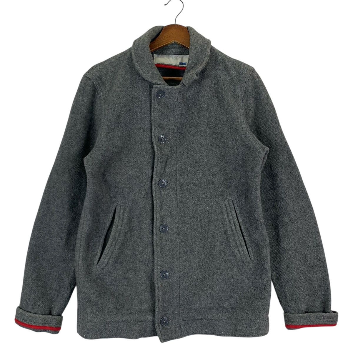 Denime × Japanese Brand × Vintage Vintage Japanese Brand Denime Wool Jacket Size US XS / EU 42 / 0 - 1 Thumbnail