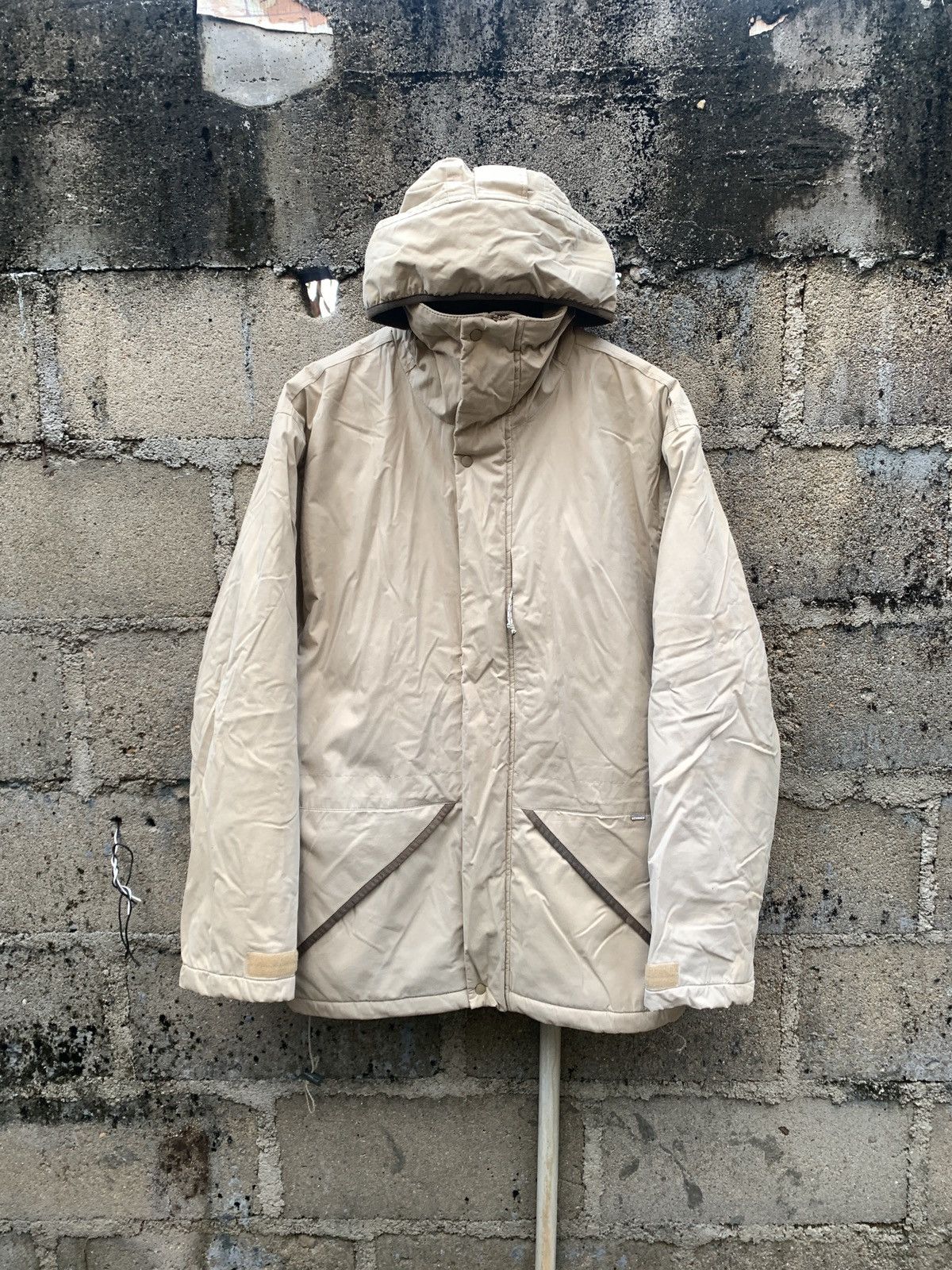 Stussy Short Parka Waxed Linen | Grailed