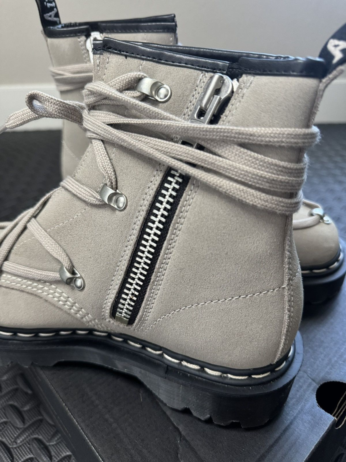 Dr. Martens × Rick Owens 1460 Bex Sole Taupe Size US 9 / EU 42 - 5 Thumbnail