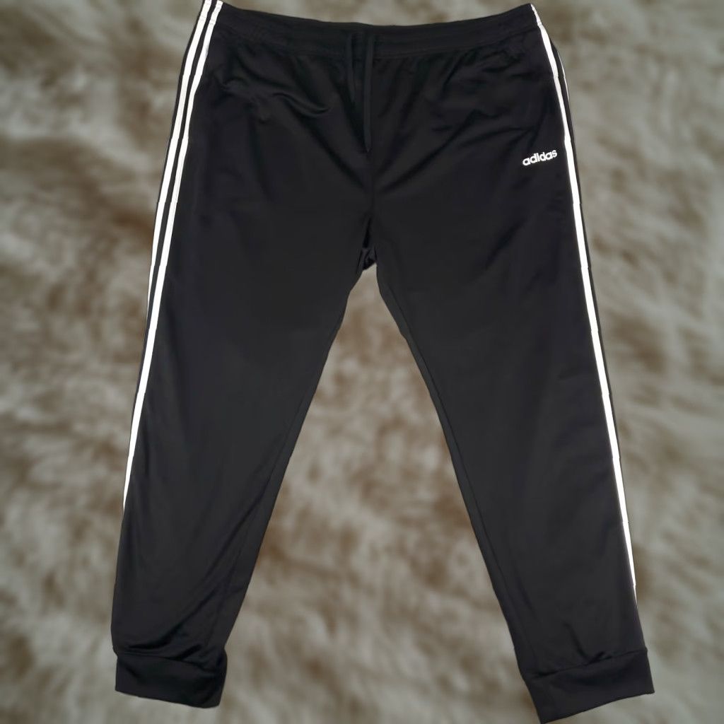 Adidas Adidas Pants Men 4XLT Black Jogger Sweatpants Size US 39 - 1 Thumbnail